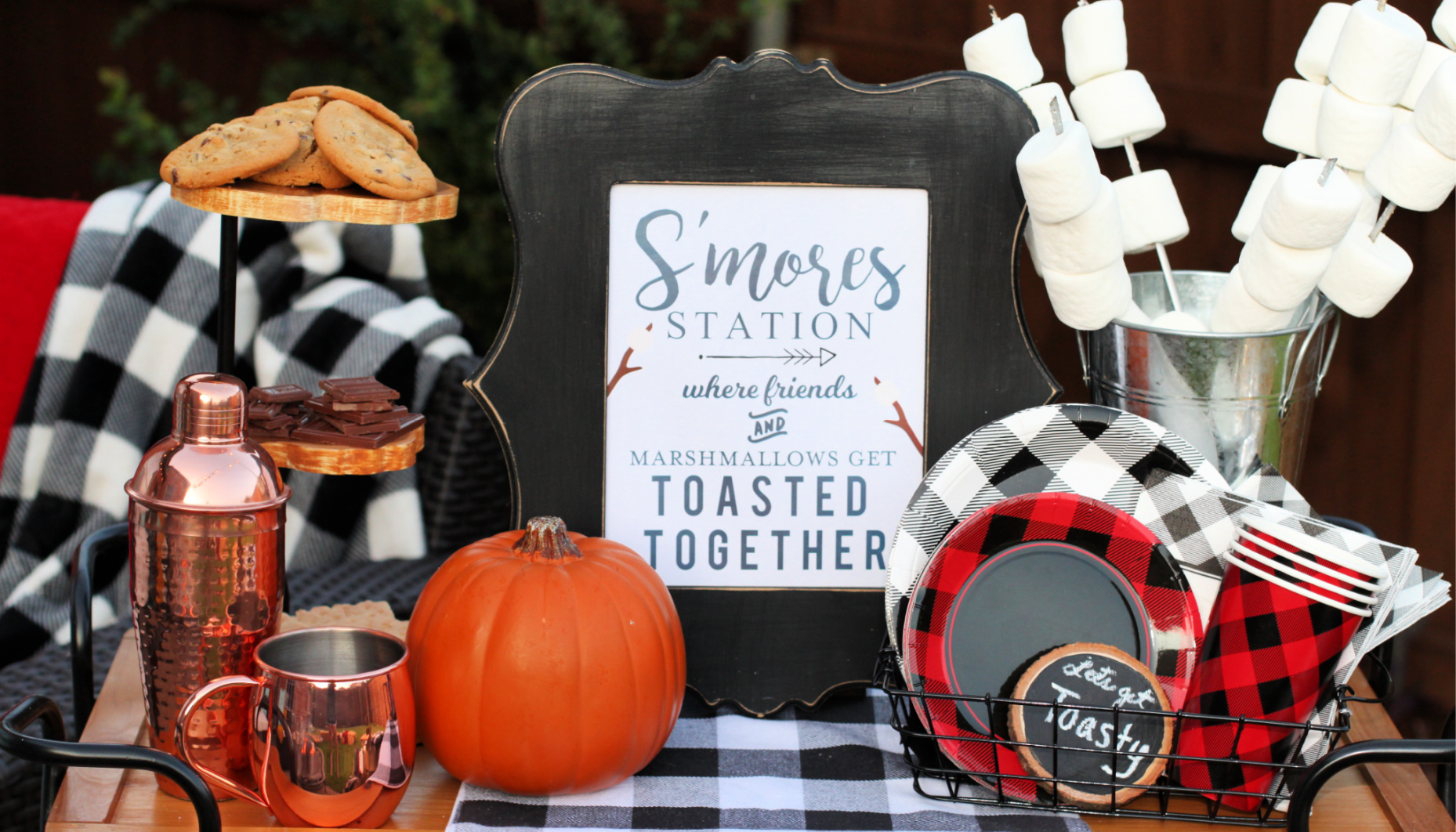 Roast and Toast S'mores Station