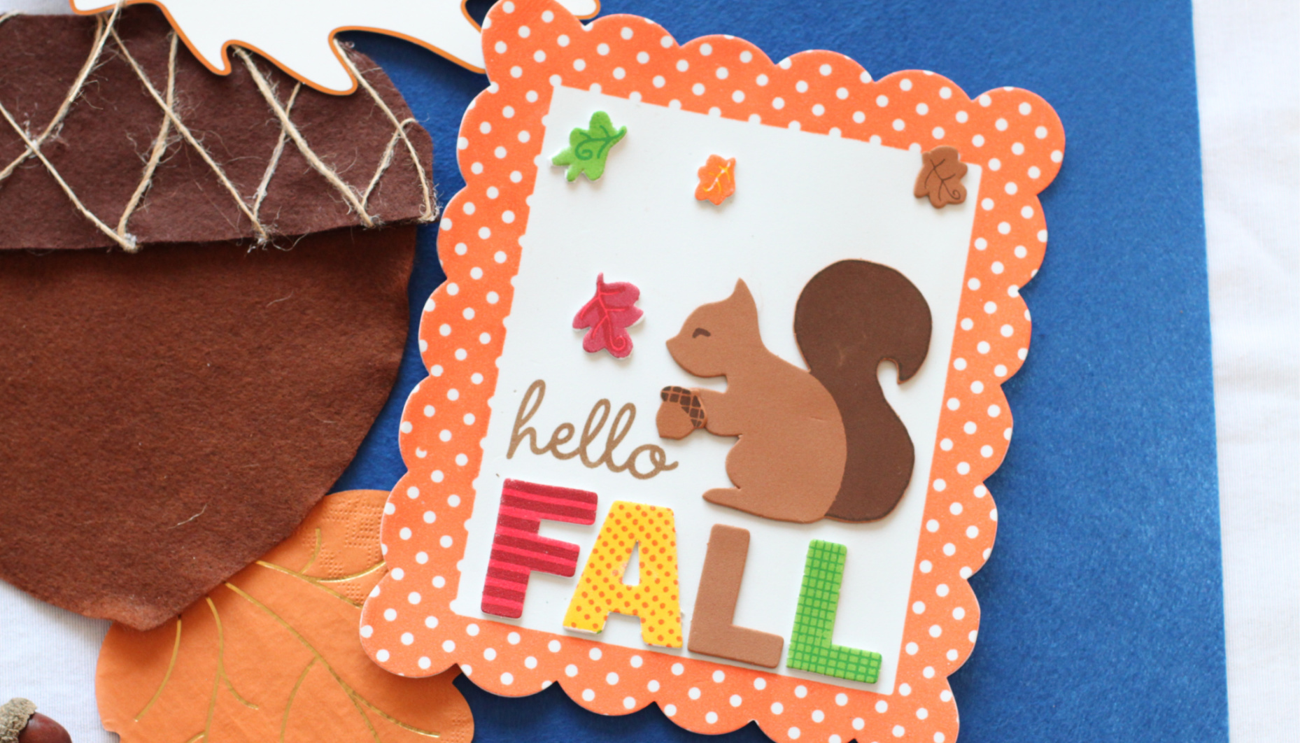 Hello Fall Hanging Sign Craft