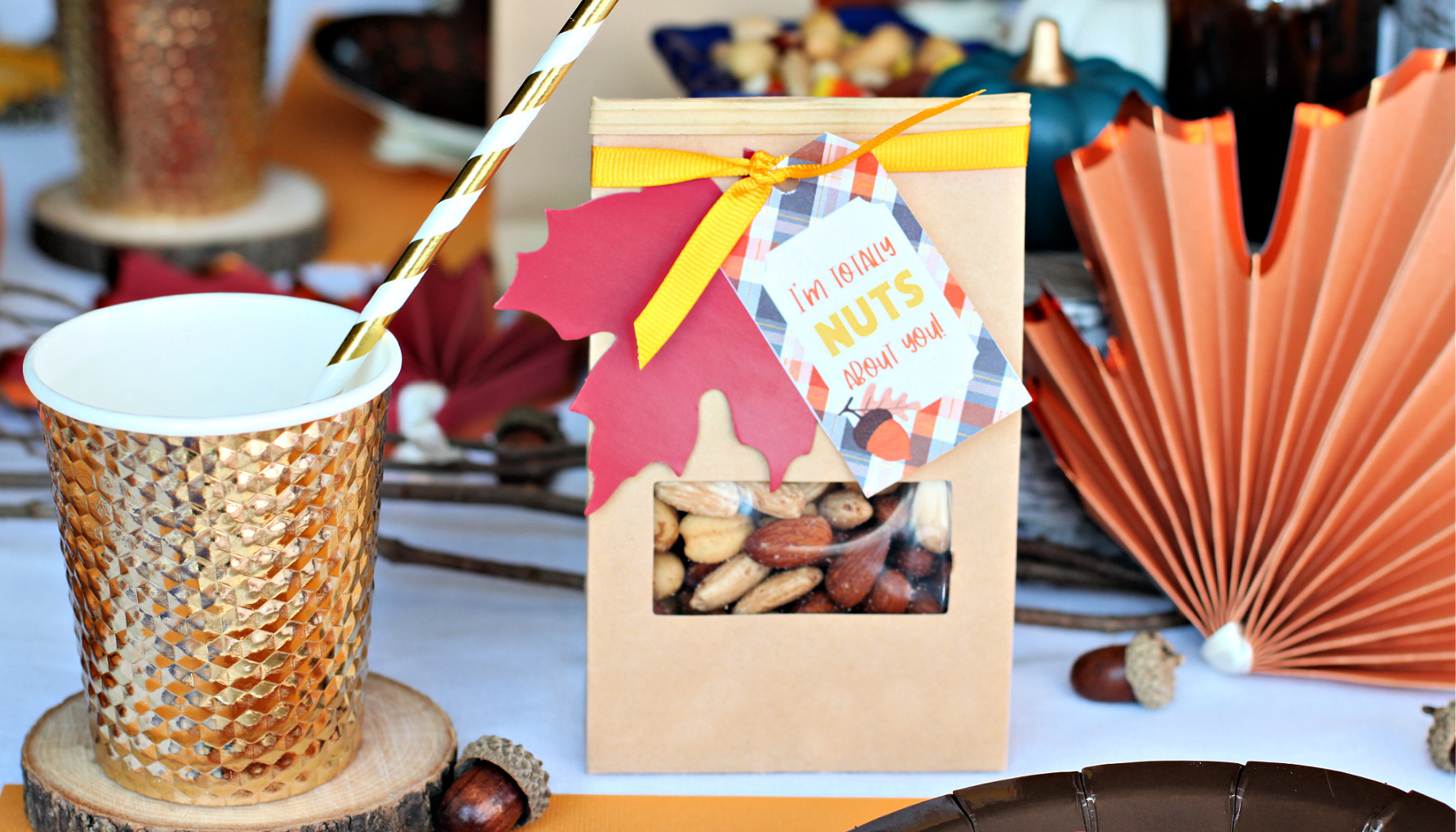 Totally Nuts About You Printable Tag