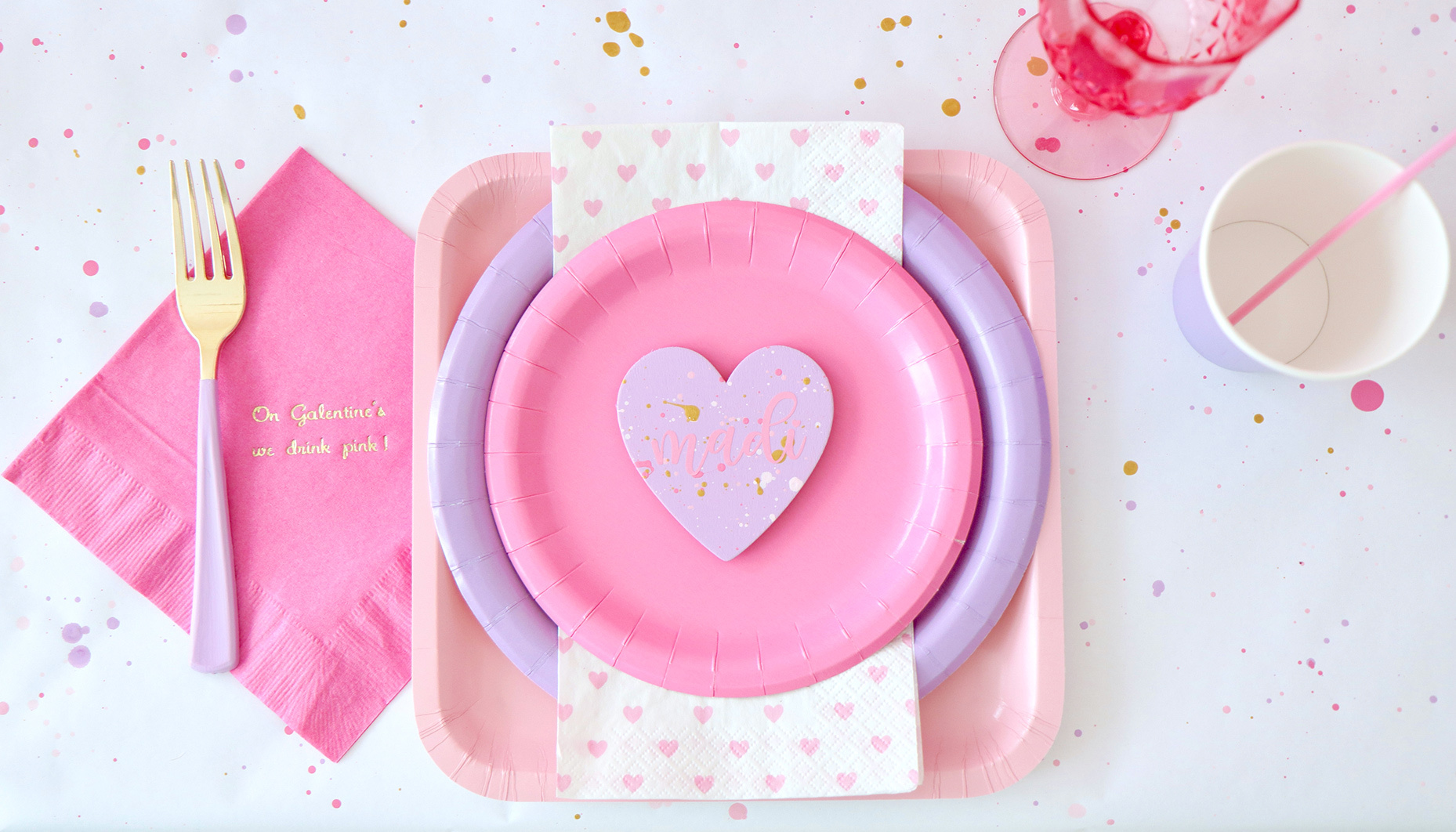 mean girls party place setting