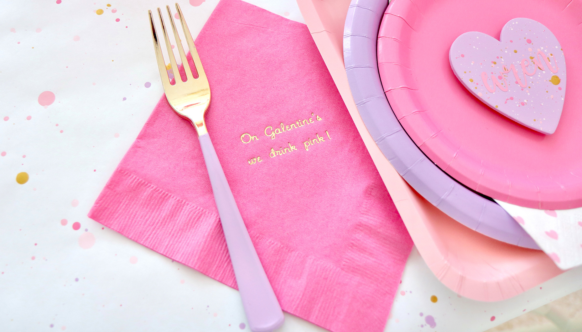 mean girls party napkin