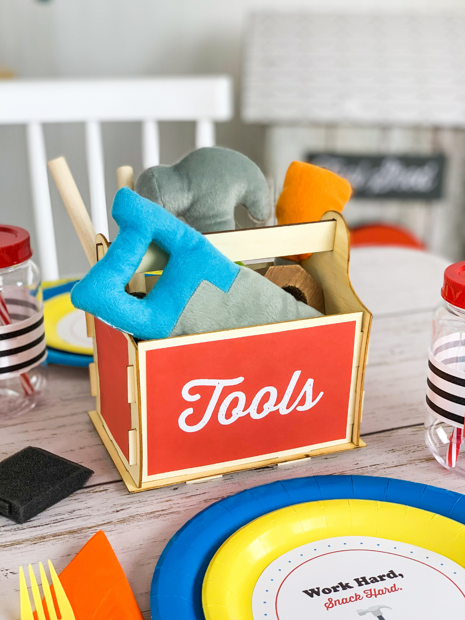 handyman construction party Your little one can build some fun birthday memories with the creative ideas in this adorable Handyman Construction Party!