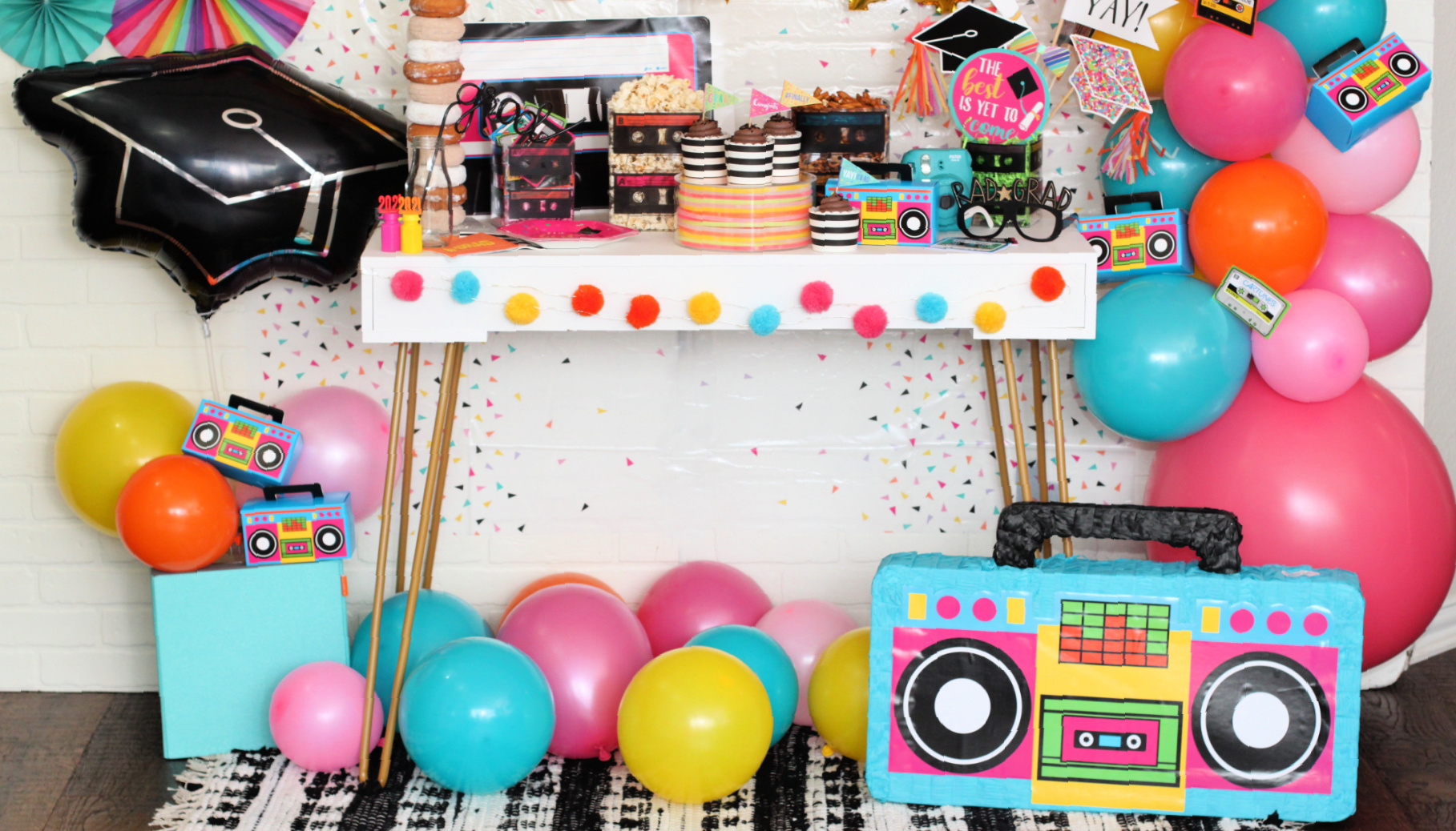 80s Inspired Graduation Party 