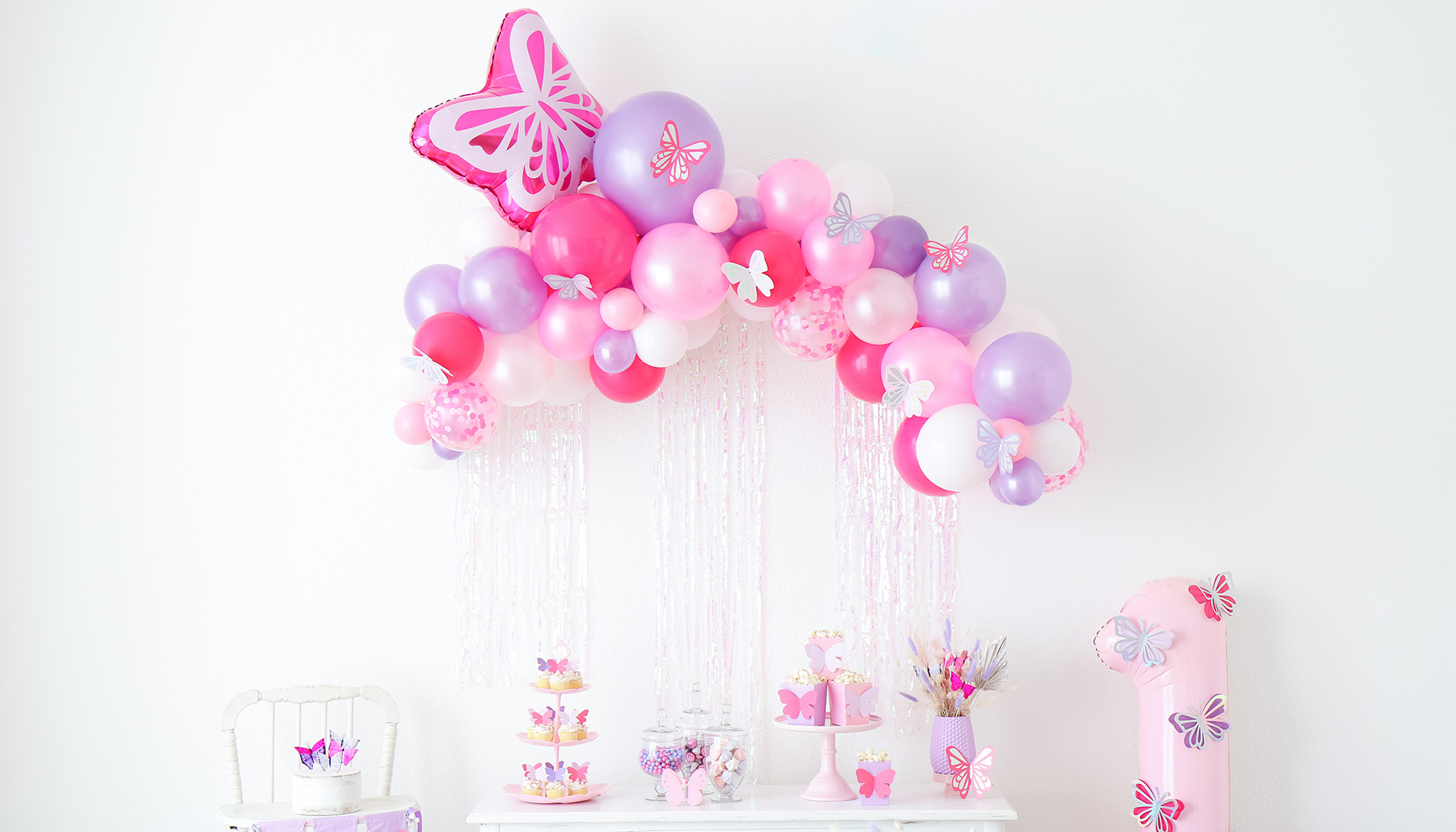 Butterfly Themed 1st Birthday Party