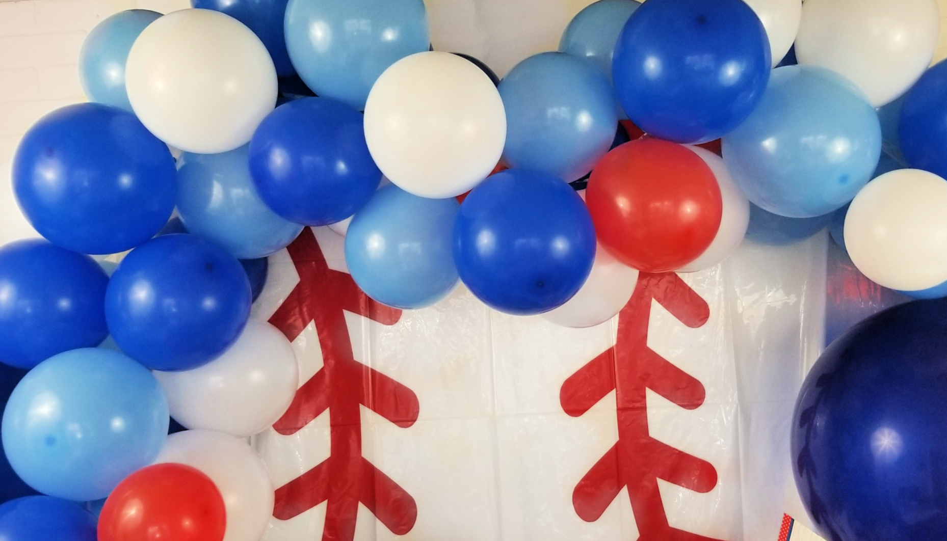 Red White and Blue Balloon Garland