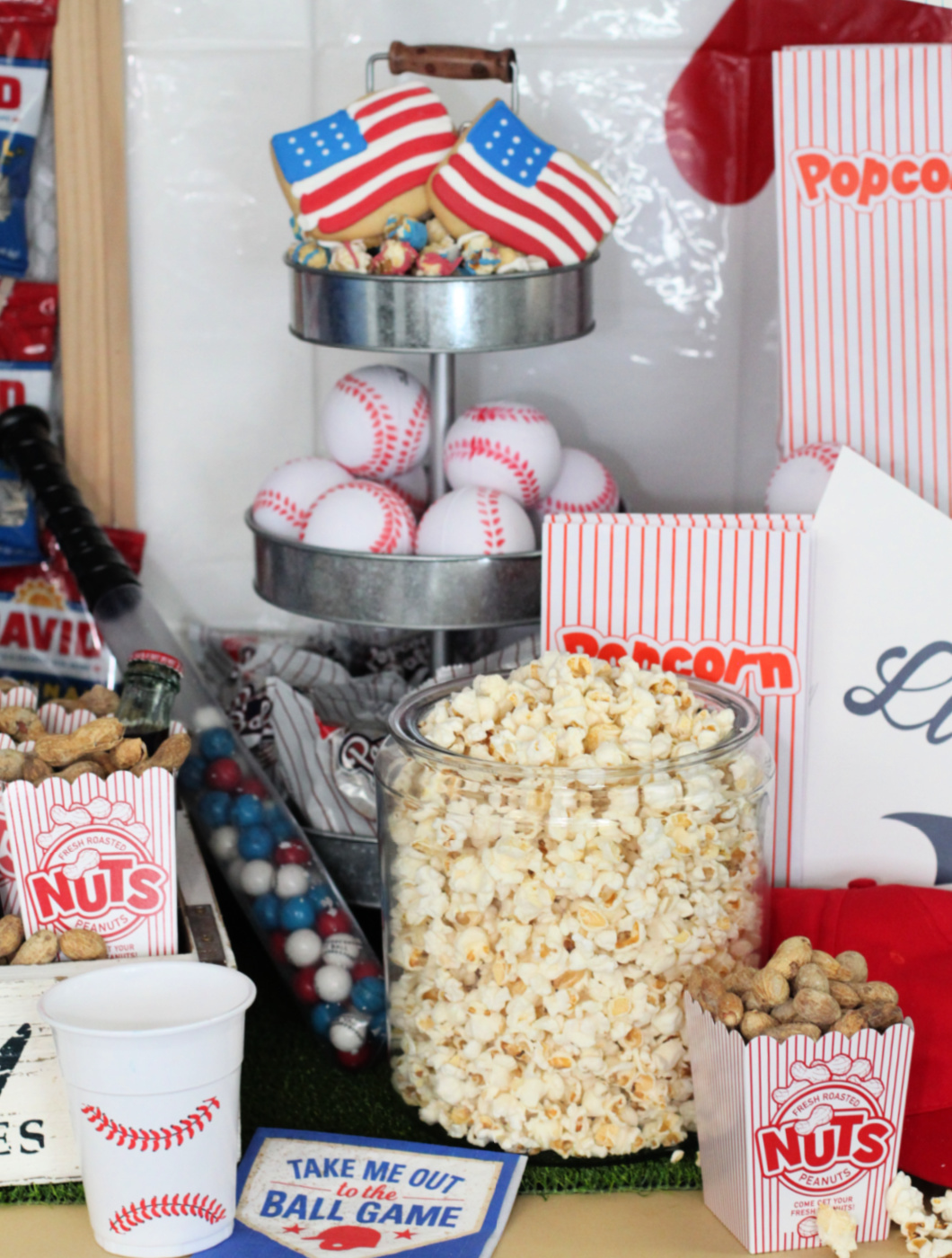 Baseball Snack Tray