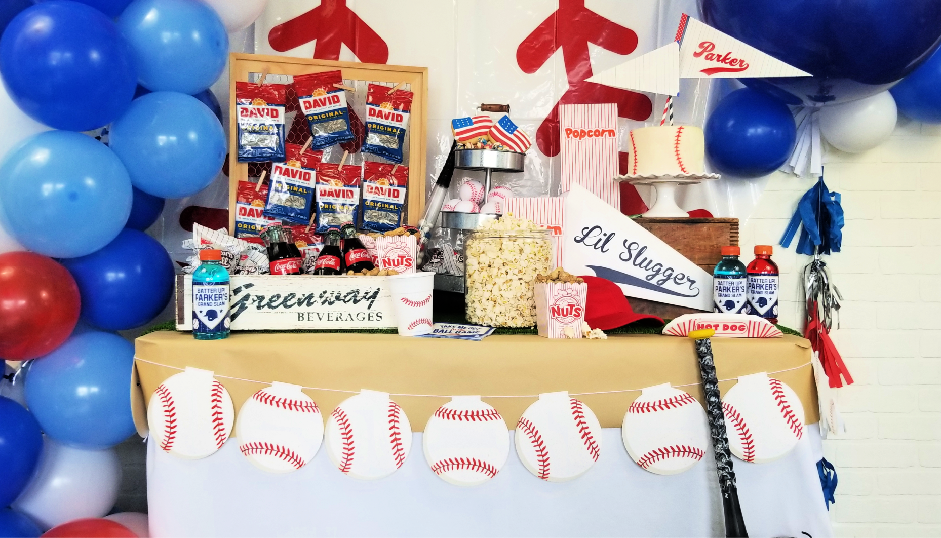 Baseball themed baby shower 2024 decorations