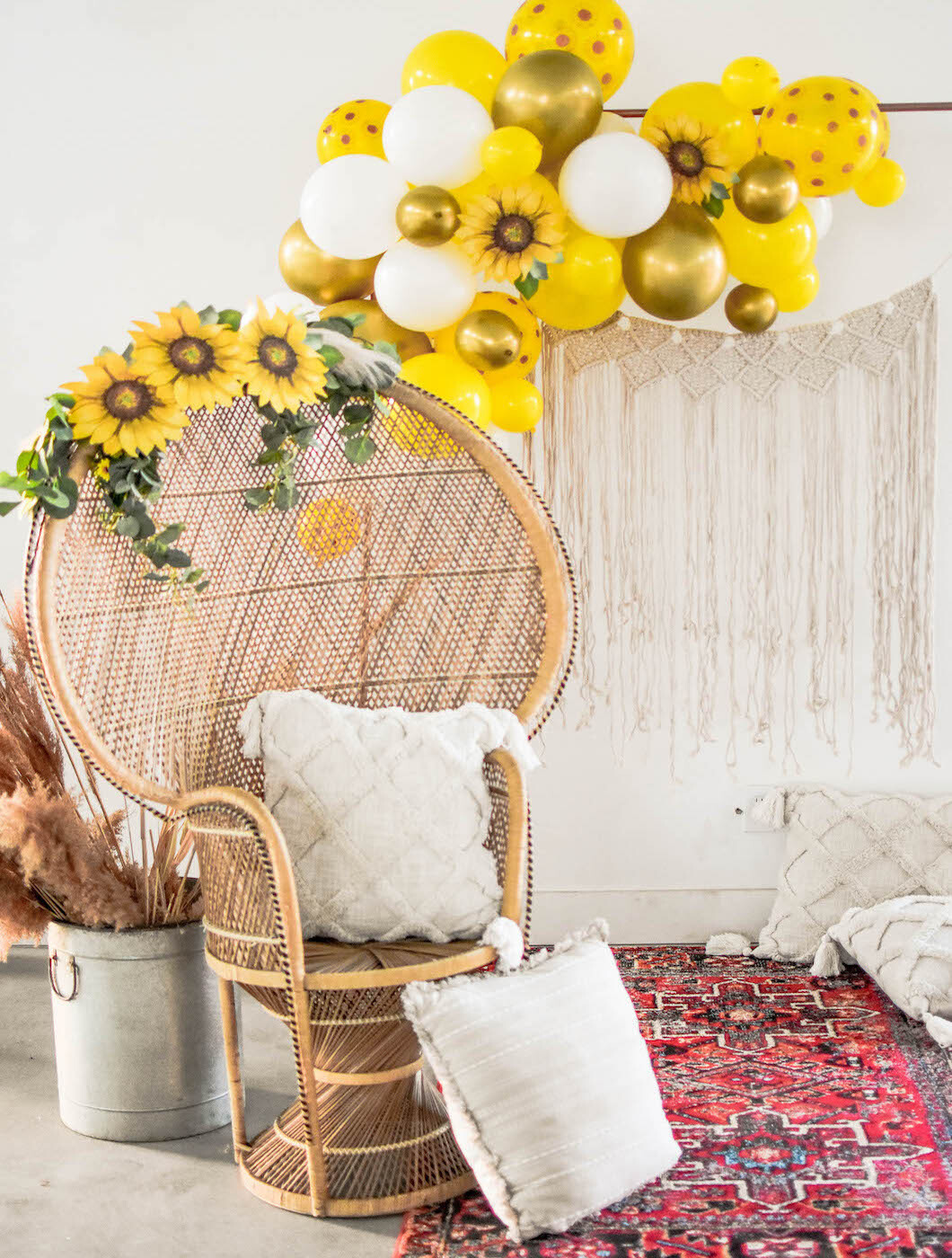 Bohemian Sunflower Boho Bridal Shower Ideas