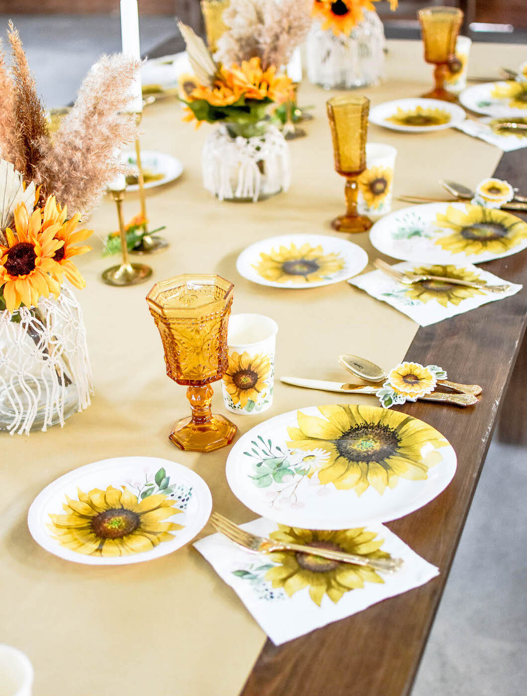 Boho sunflower outlet wedding