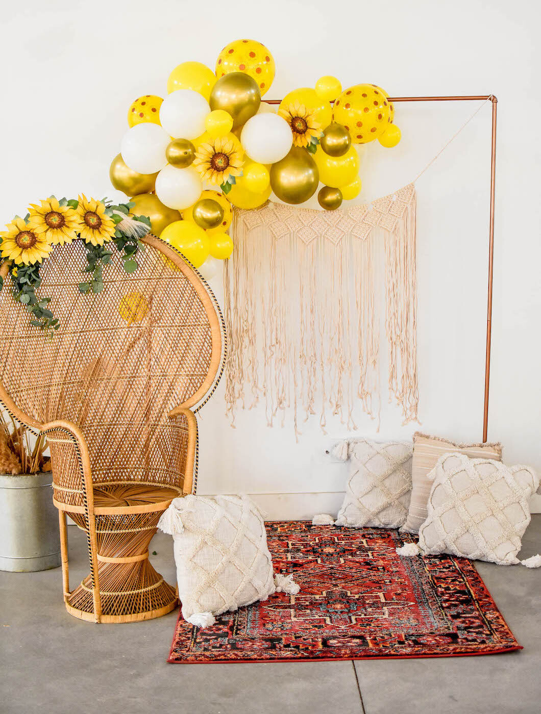 Bohemian Sunflower Boho Bridal Shower Ideas