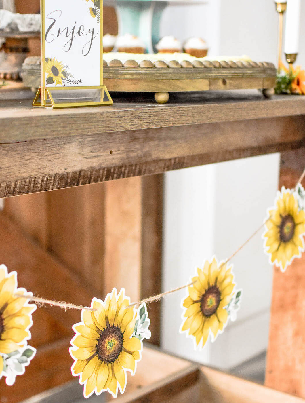 Bohemian Sunflower Boho Bridal Shower Ideas