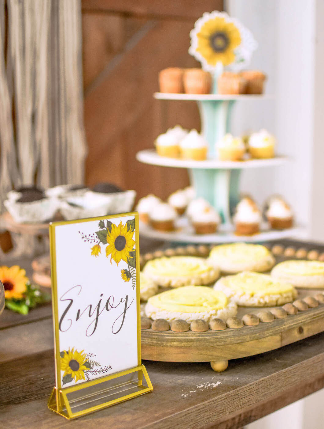 Bohemian Sunflower Boho Bridal Shower Ideas