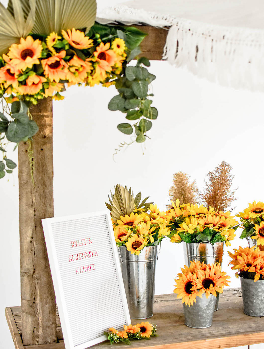 suflower boho bridal shower