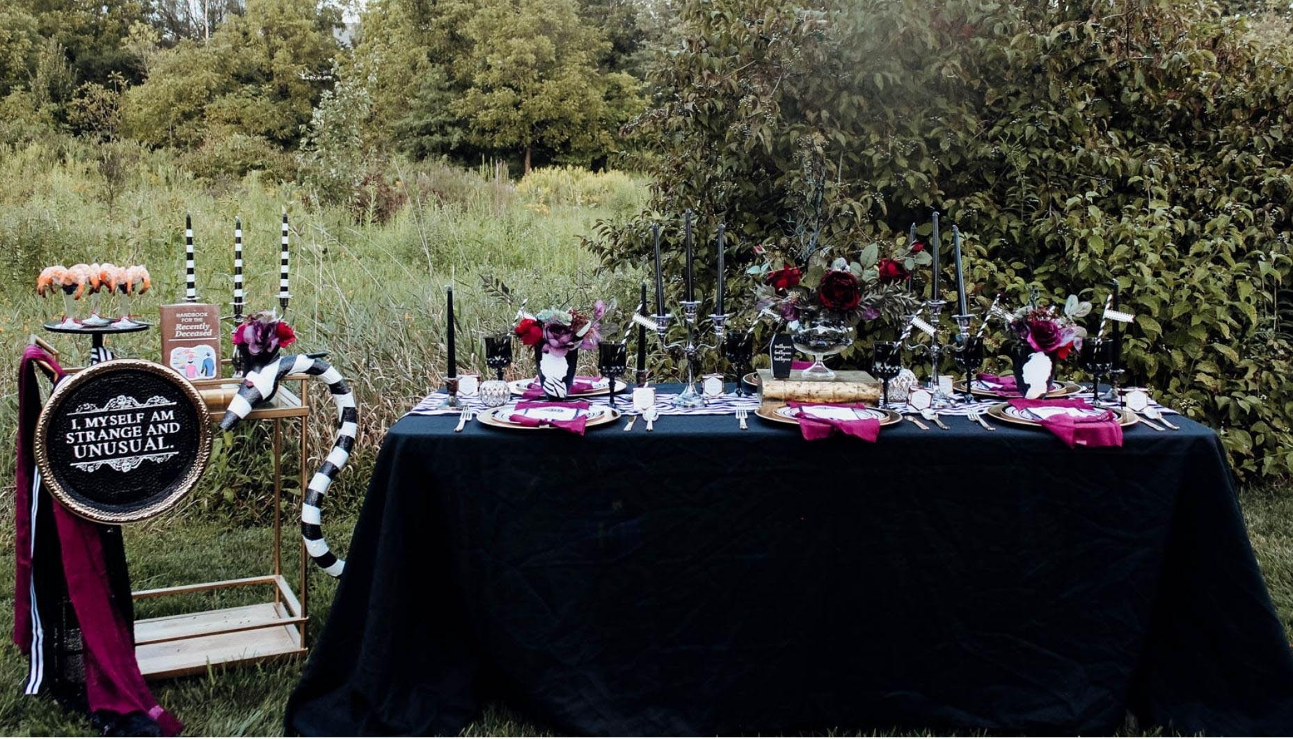 Beetlejuice Inspired Dinner Party