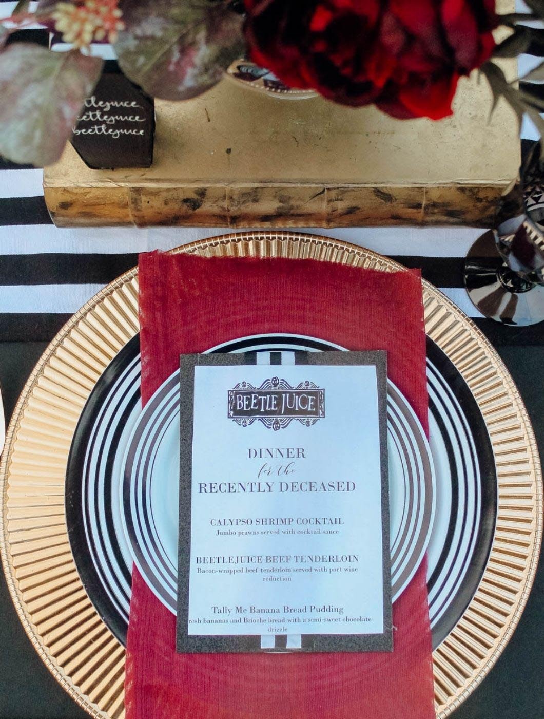 Beetlejuice Inspired Dinner Party
