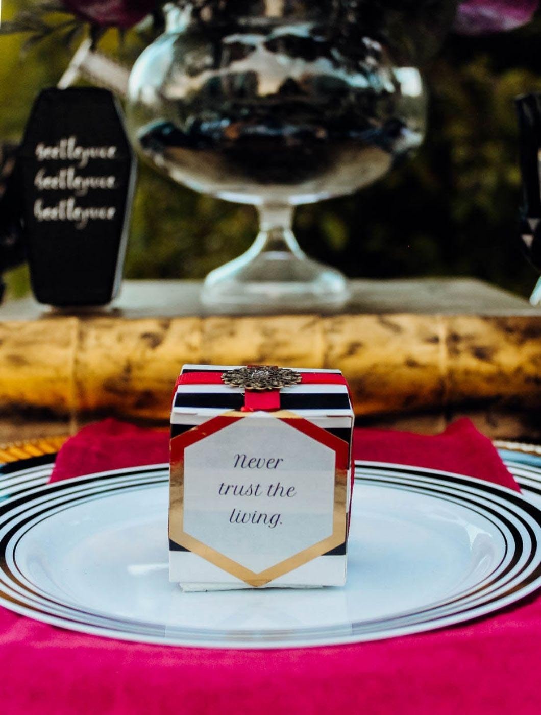Beetlejuice Inspired Dinner Party
