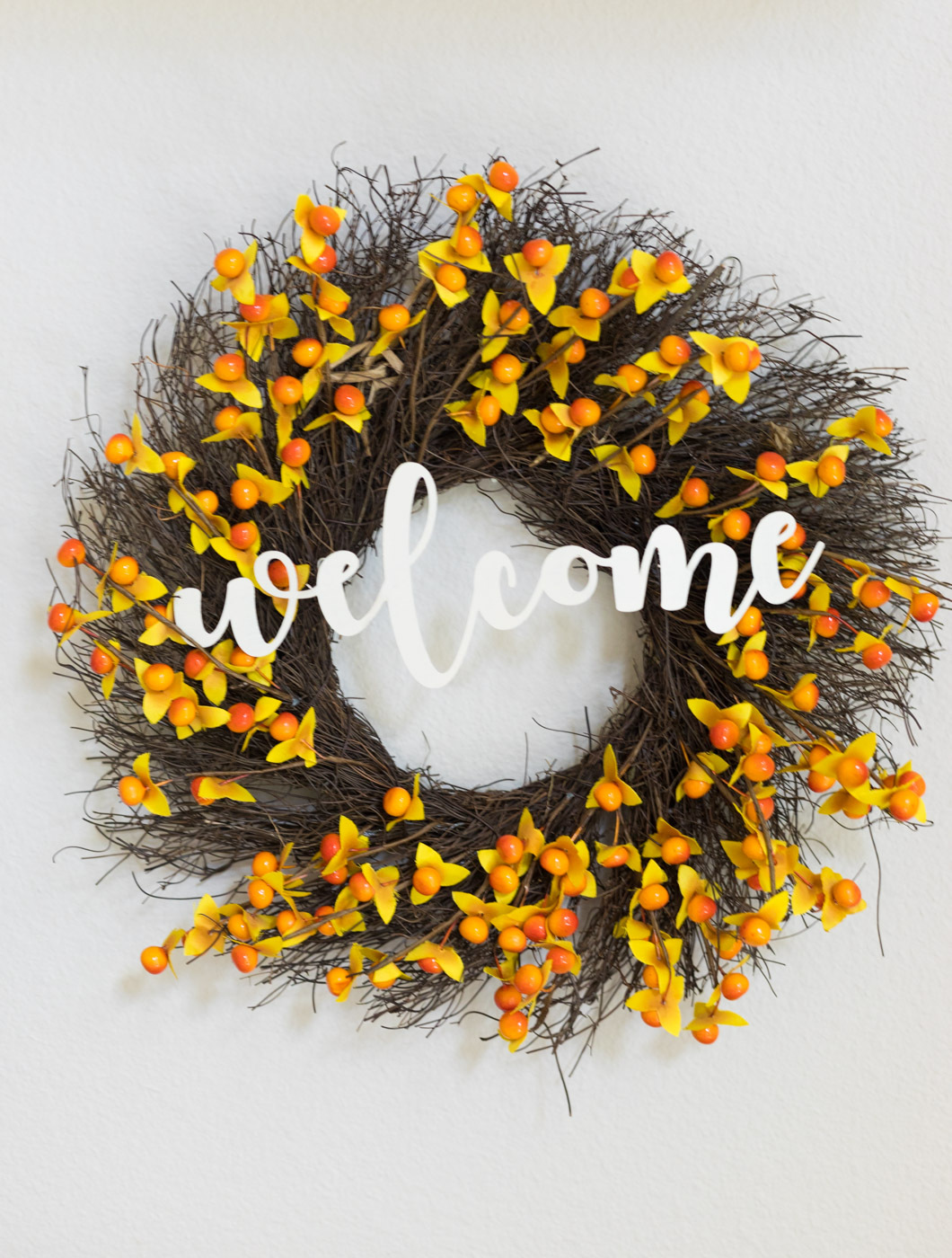 Fall Welcome Wreath