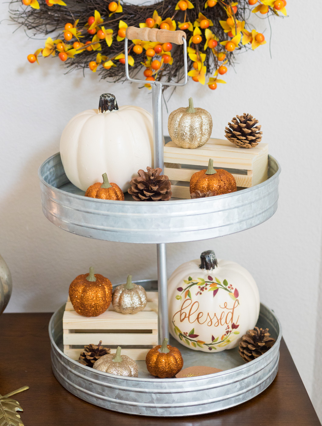 Tiered Fall Display