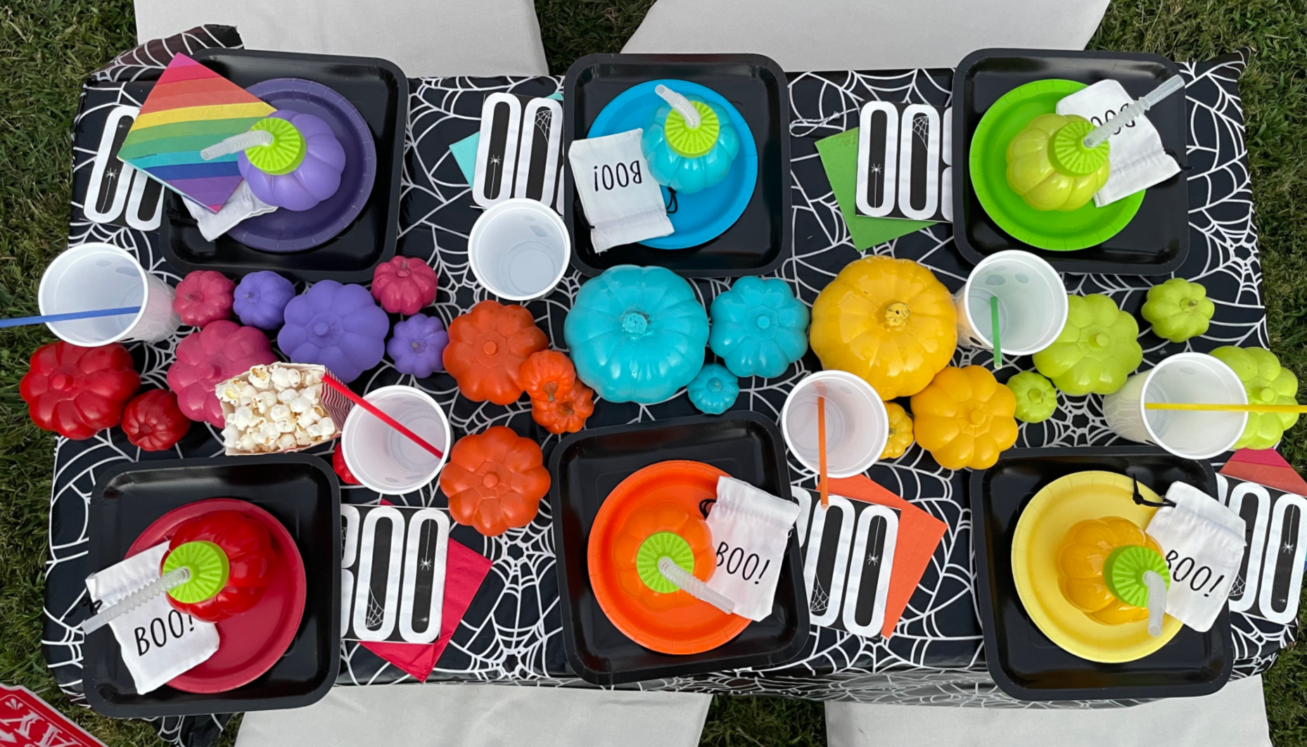 RainBOO Halloween Party Table