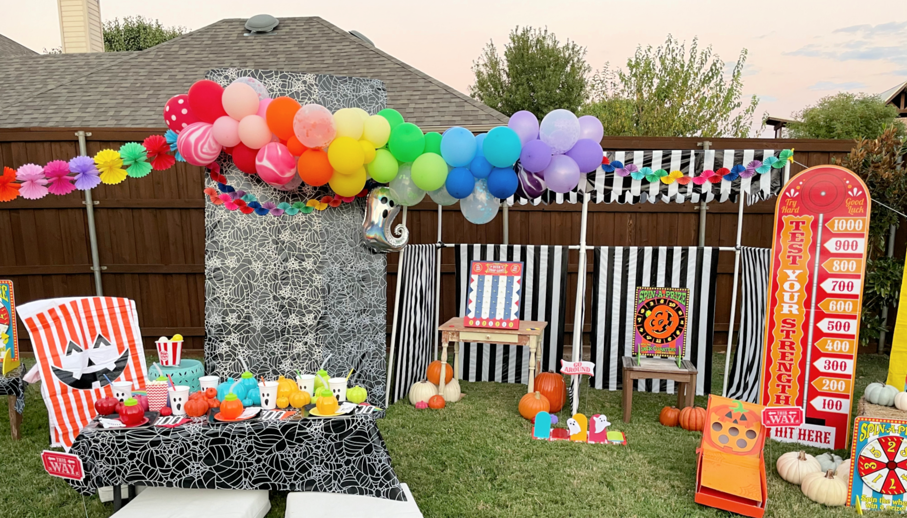 Kid-friendly Halloween Carnival Party