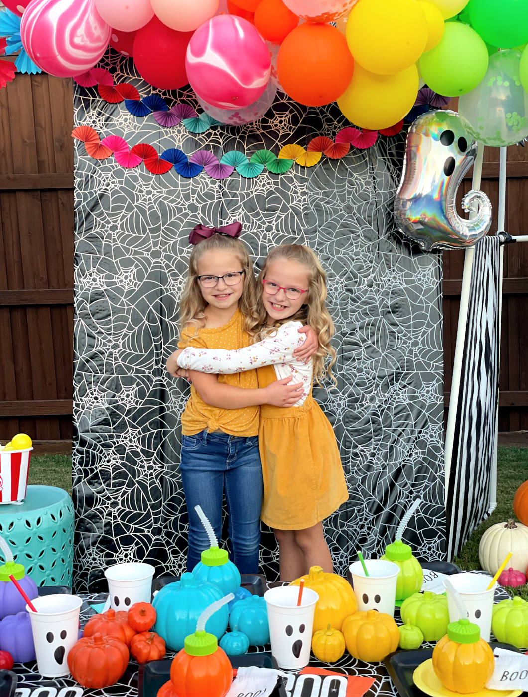 Halloween RainBOO Photo Booth