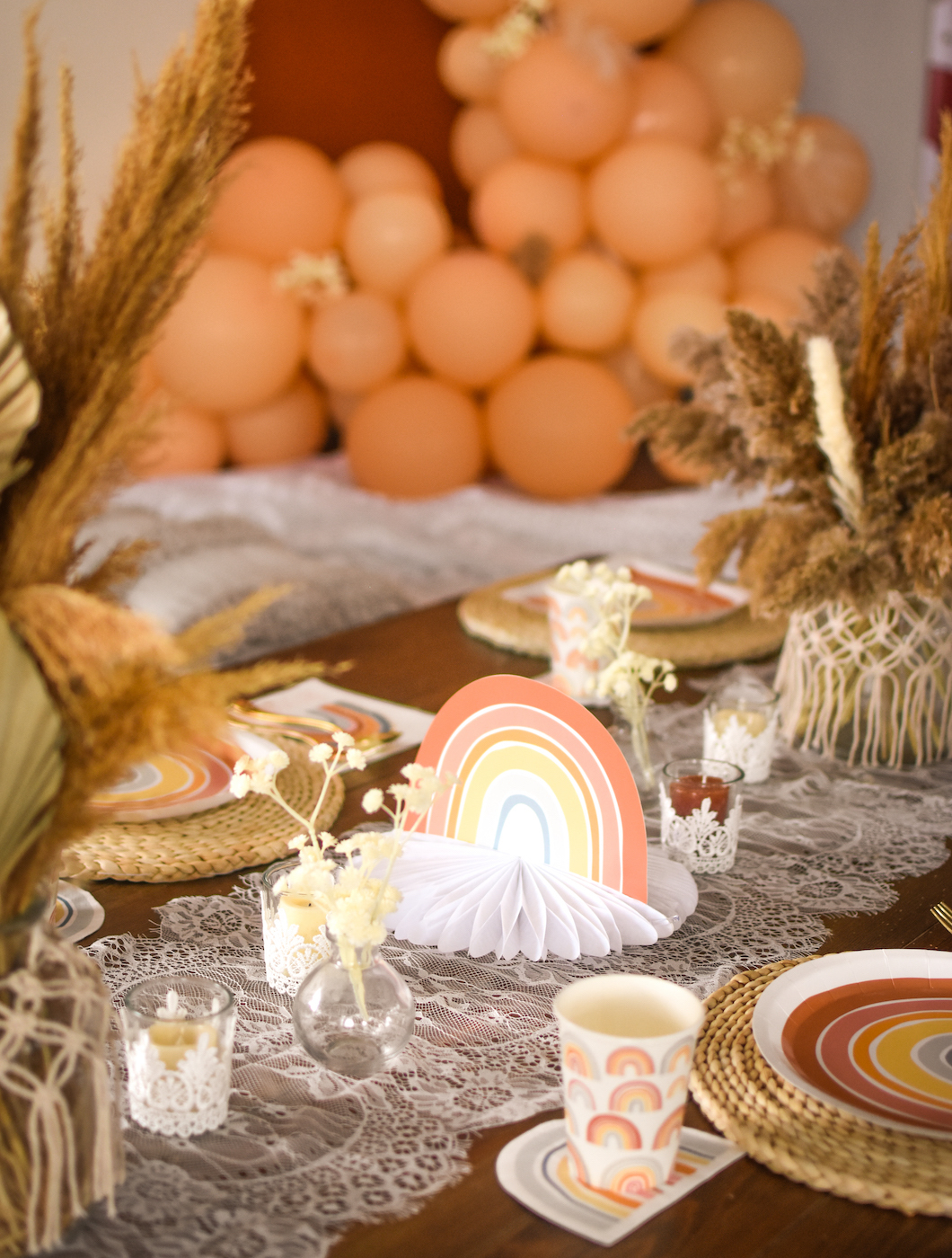 boho rainbow baby shower party ideas oriental trading company