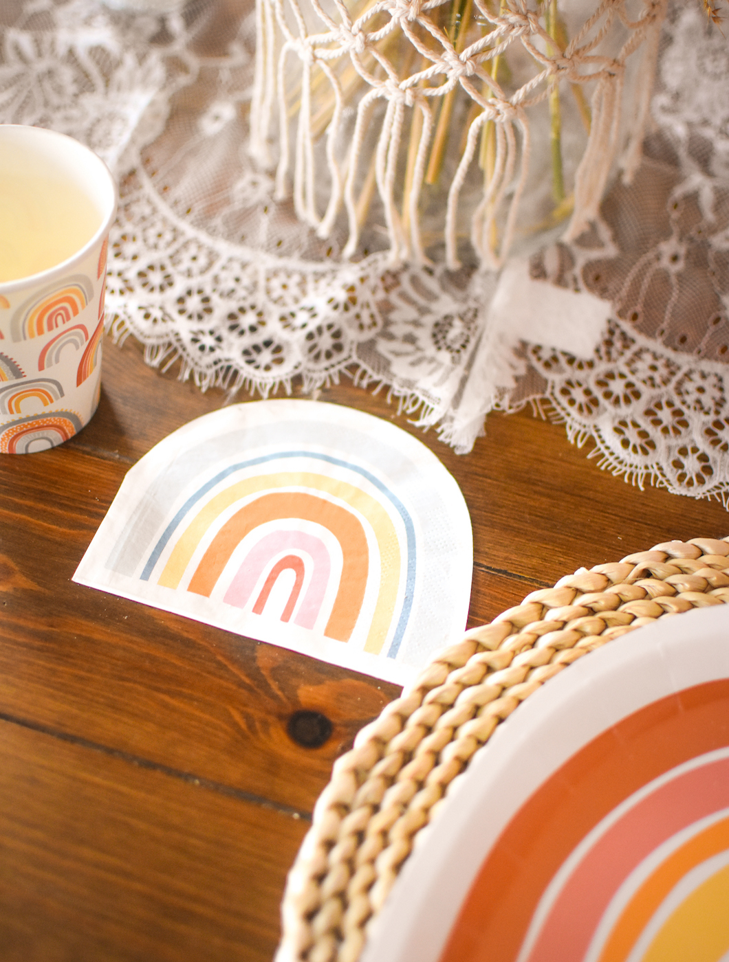 boho rainbow baby shower party ideas oriental trading company