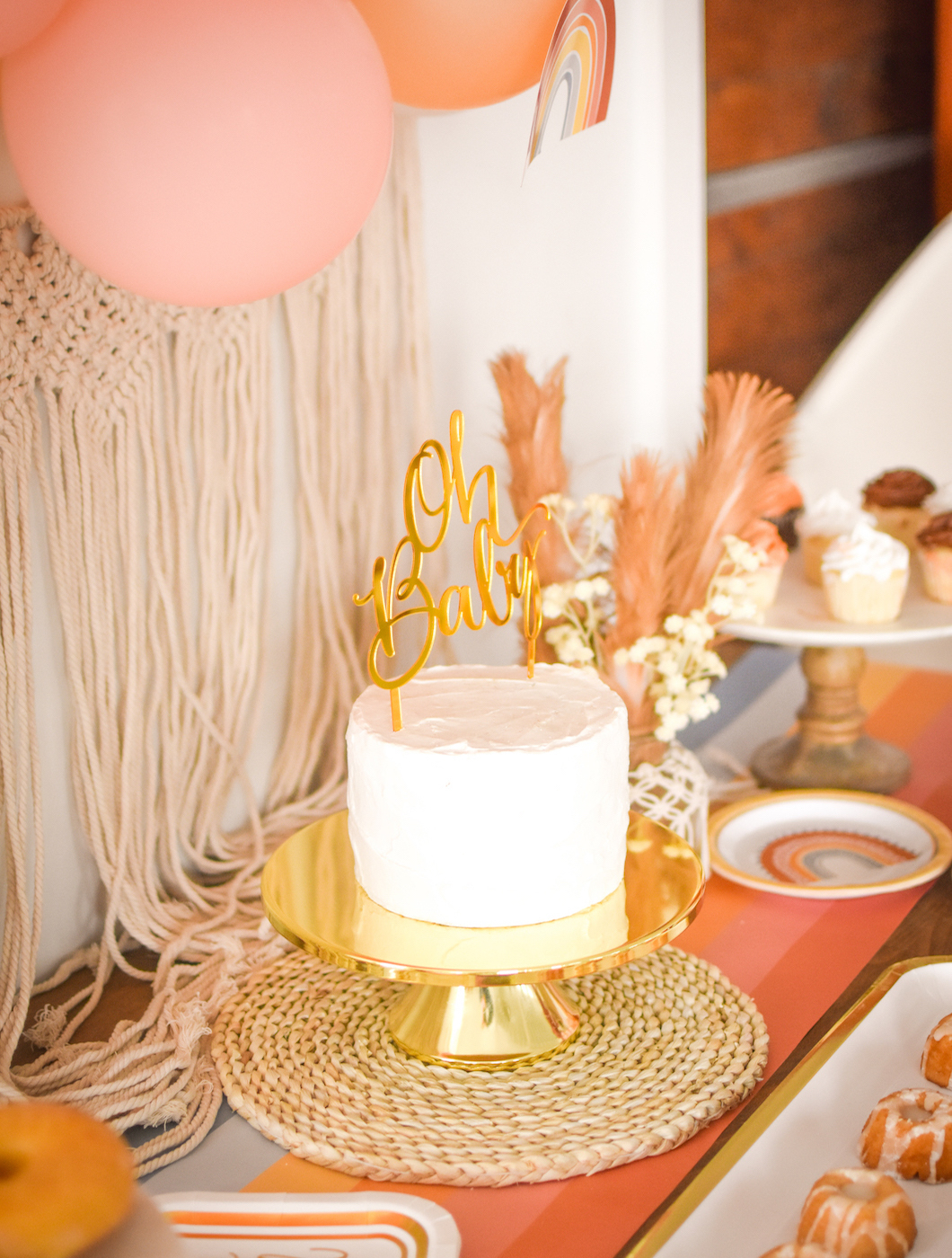 Rainbow Themed Baby Shower Party Ideas