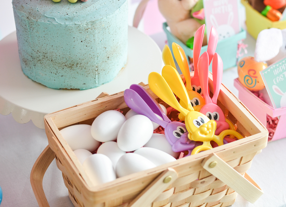 Easter Egg Dying Party Egg Basket