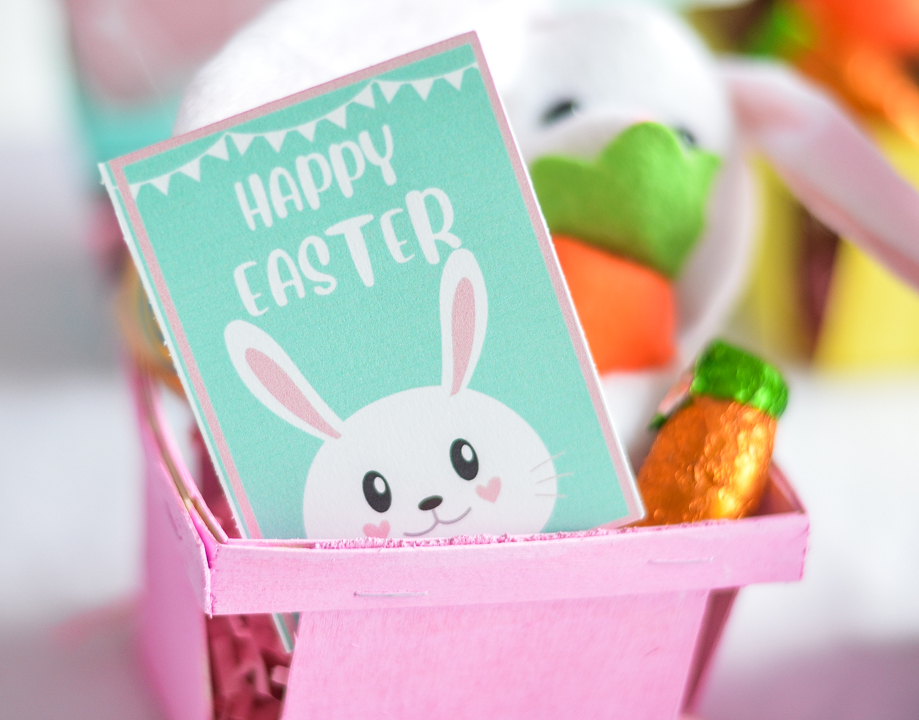 Easter Egg Dying Party Bunny Tag