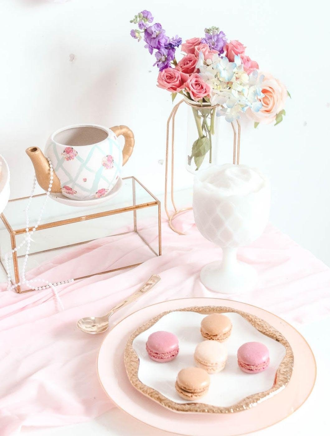 Elegant Vintage Pink Hall Teapot, Pink Teapot For Tea Time Tea Party, Baby  Shower, Wedding, Gift #B557