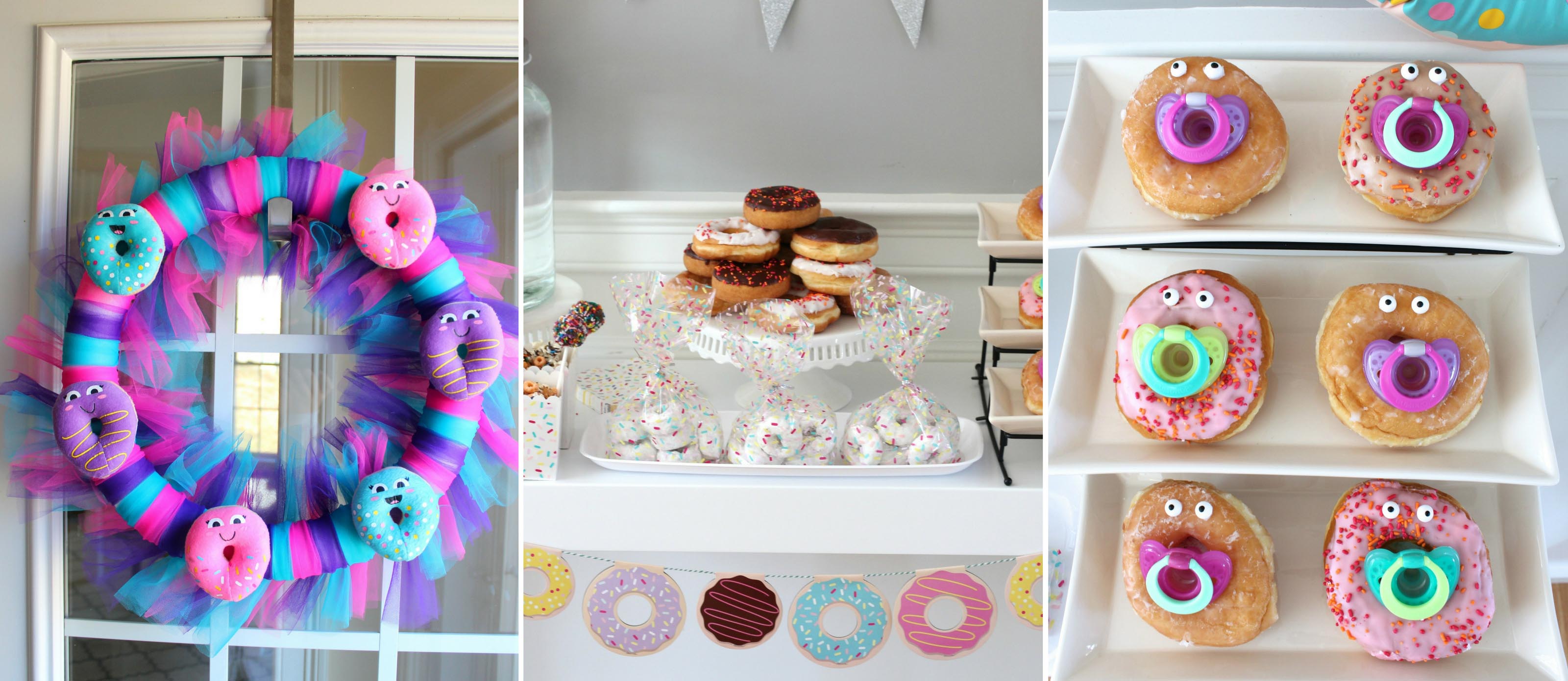 Ways to use sprinkles to decorate for a baby sprinkle.  Baby girl sprinkle,  Sprinkle baby shower, Baby sprinkle