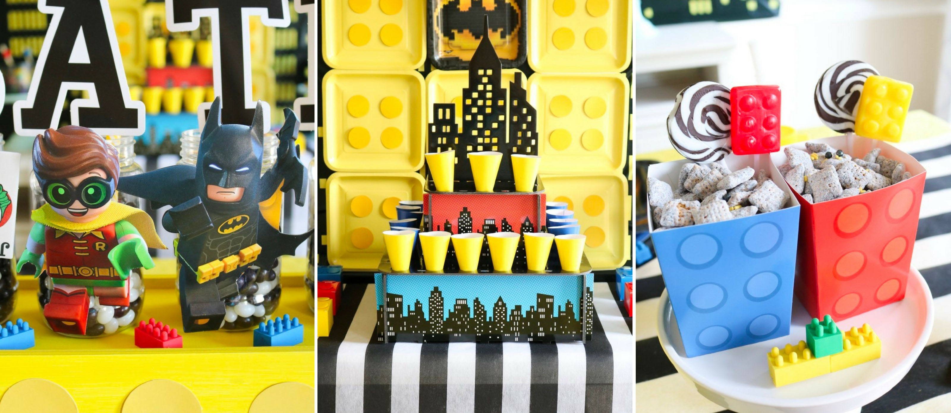 2 x Personalised Anniversaire Bannière Lego Batman Children Nursery Kid Party Poster