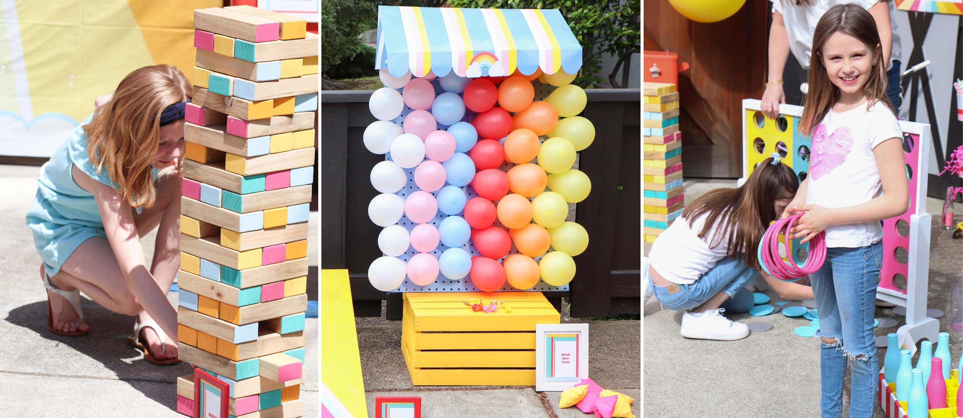 Cane Rack Ring Toss Game Rings