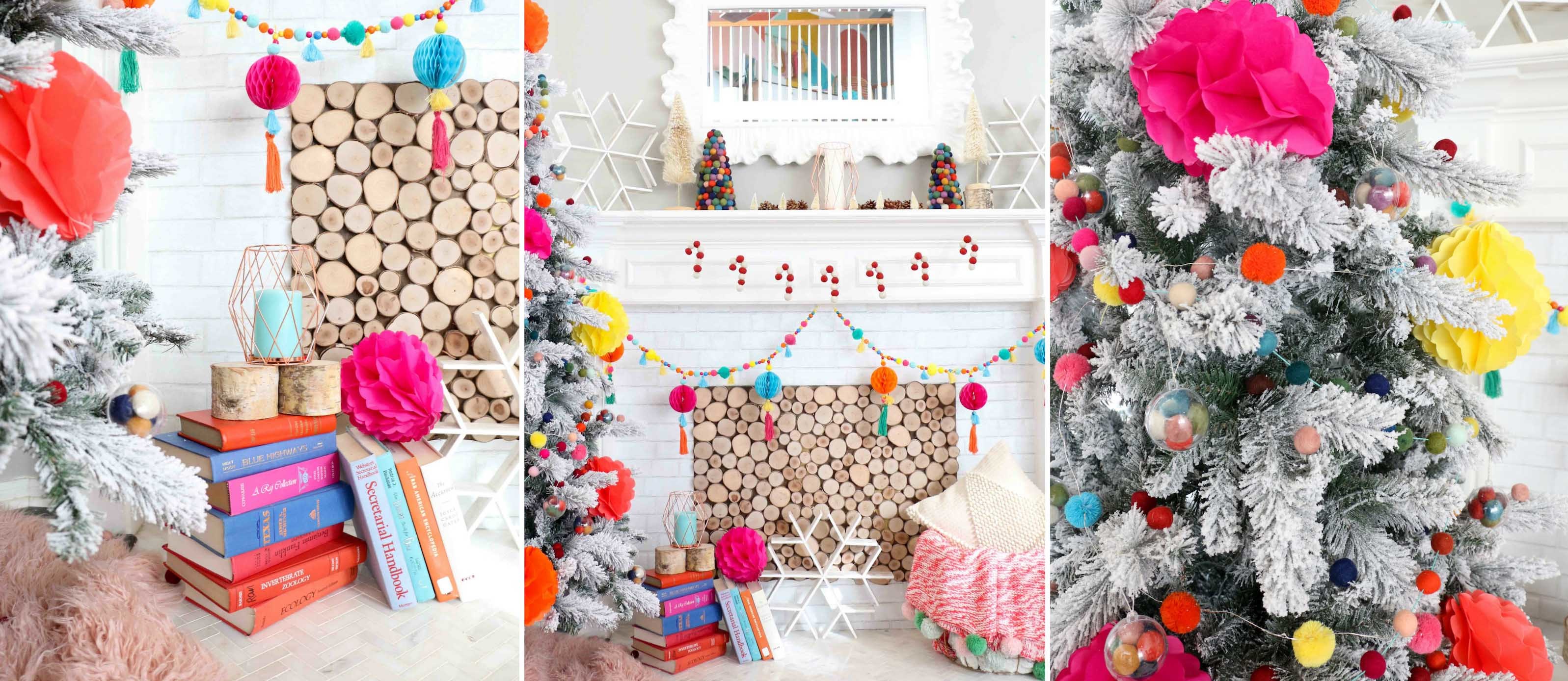 Boho Christmas Mantle