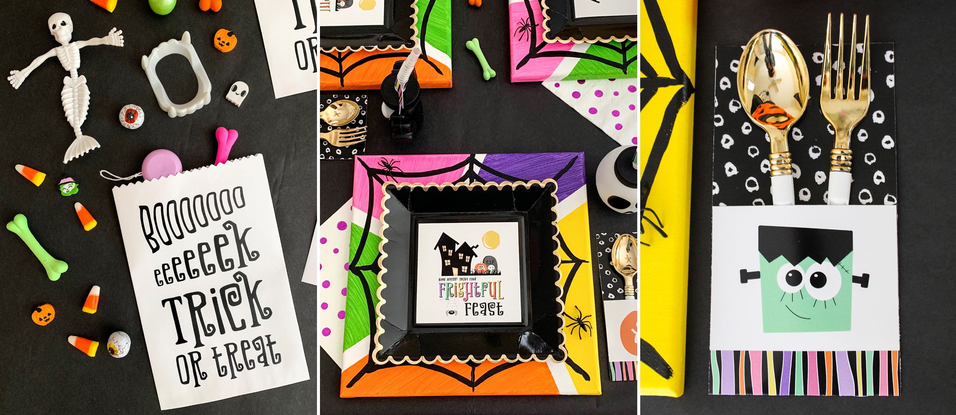 Trick or Treat Dinner Party Printable Pack