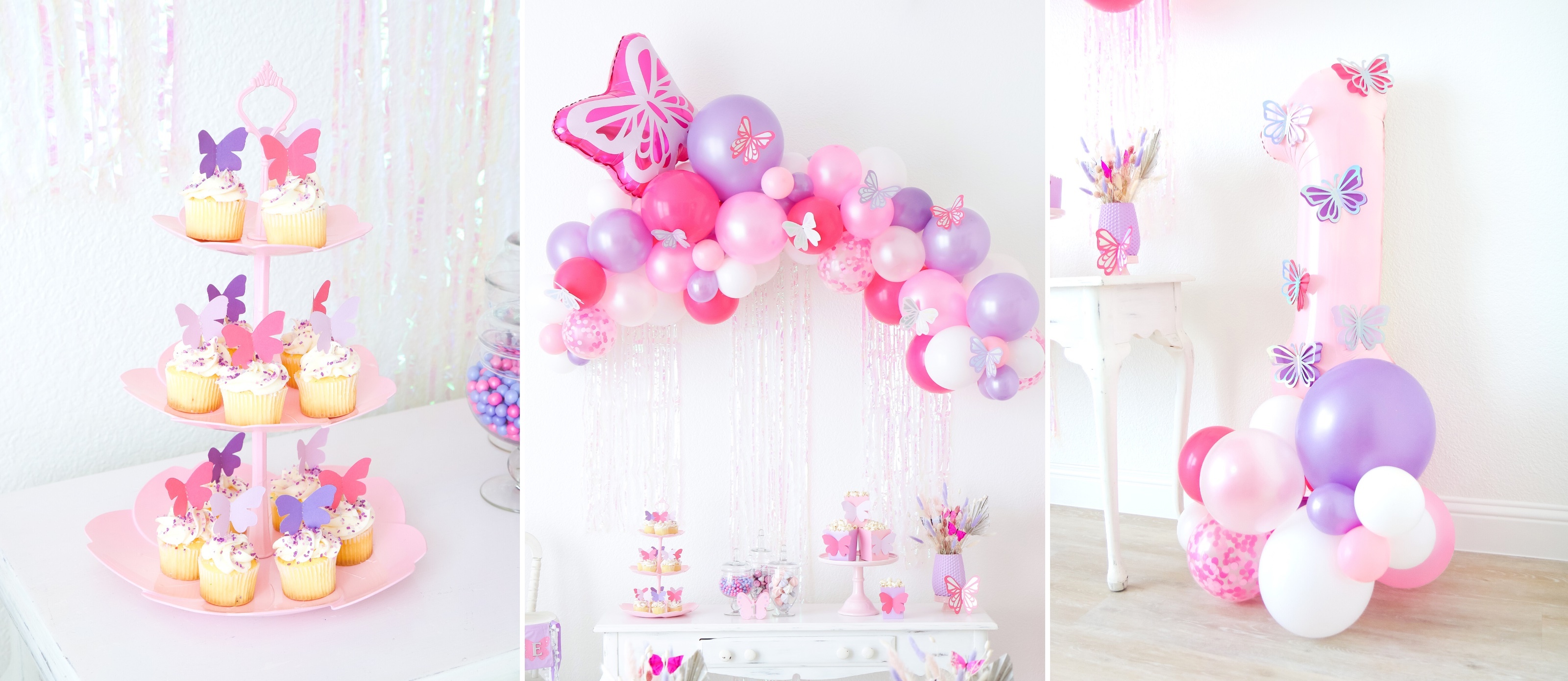 Butterfly Themed 1st Birthday Party | Fun365