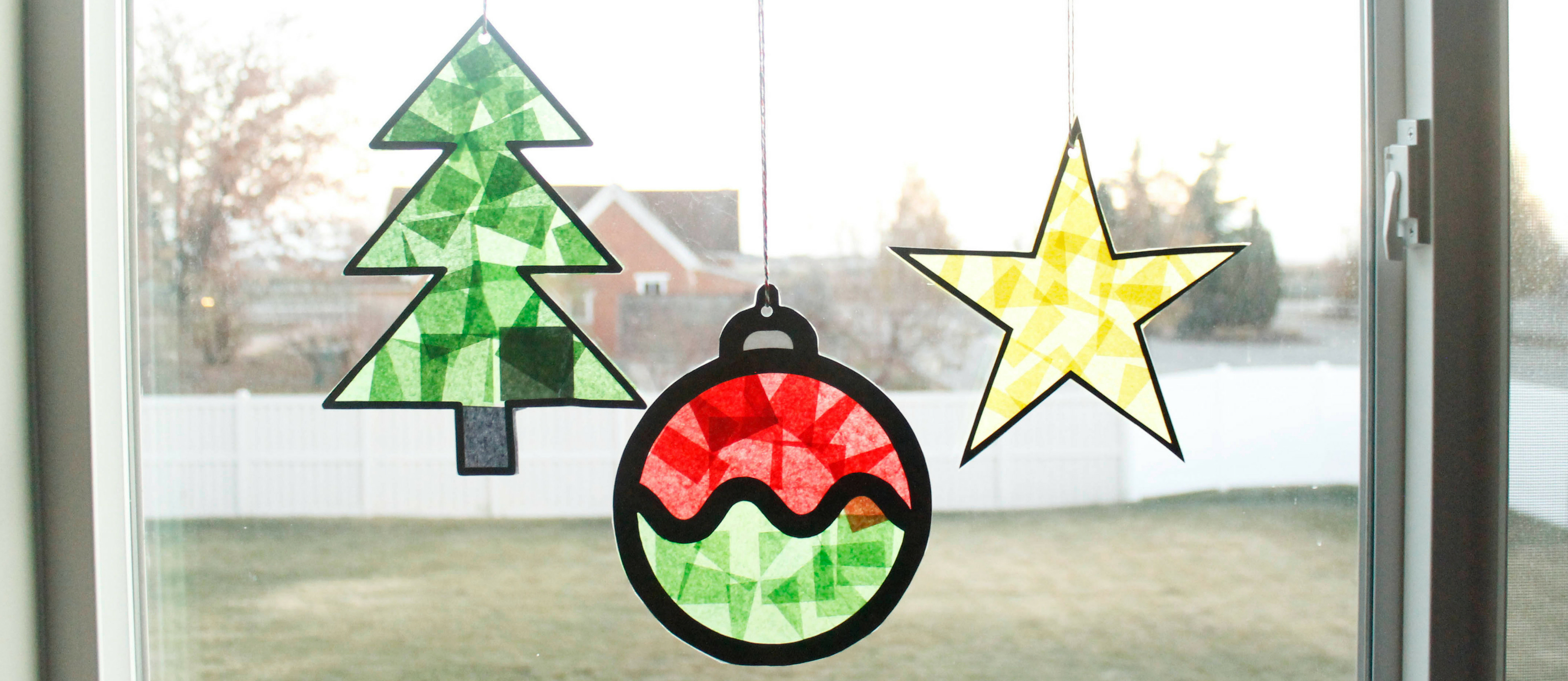 Christmas Suncatcher Craft Ideas | Fun365