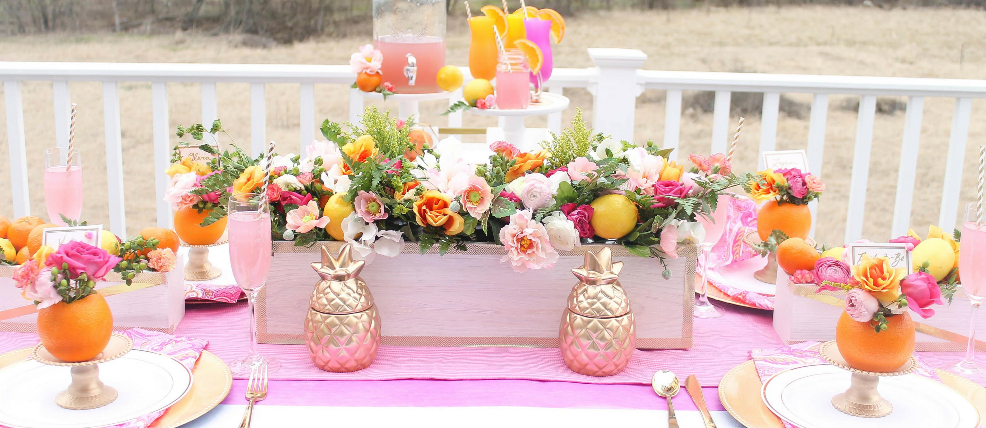 Take A Look At This Citrus Themed Bridal Shower Fun365