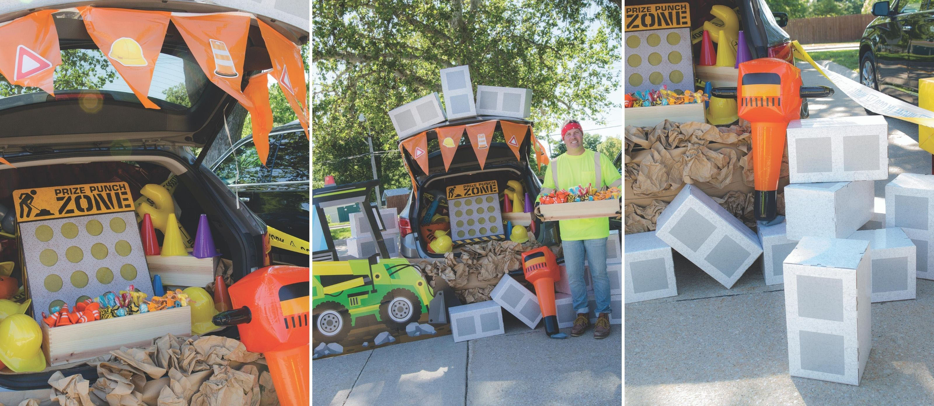 Construction Inspired Trunk or Treat Idea