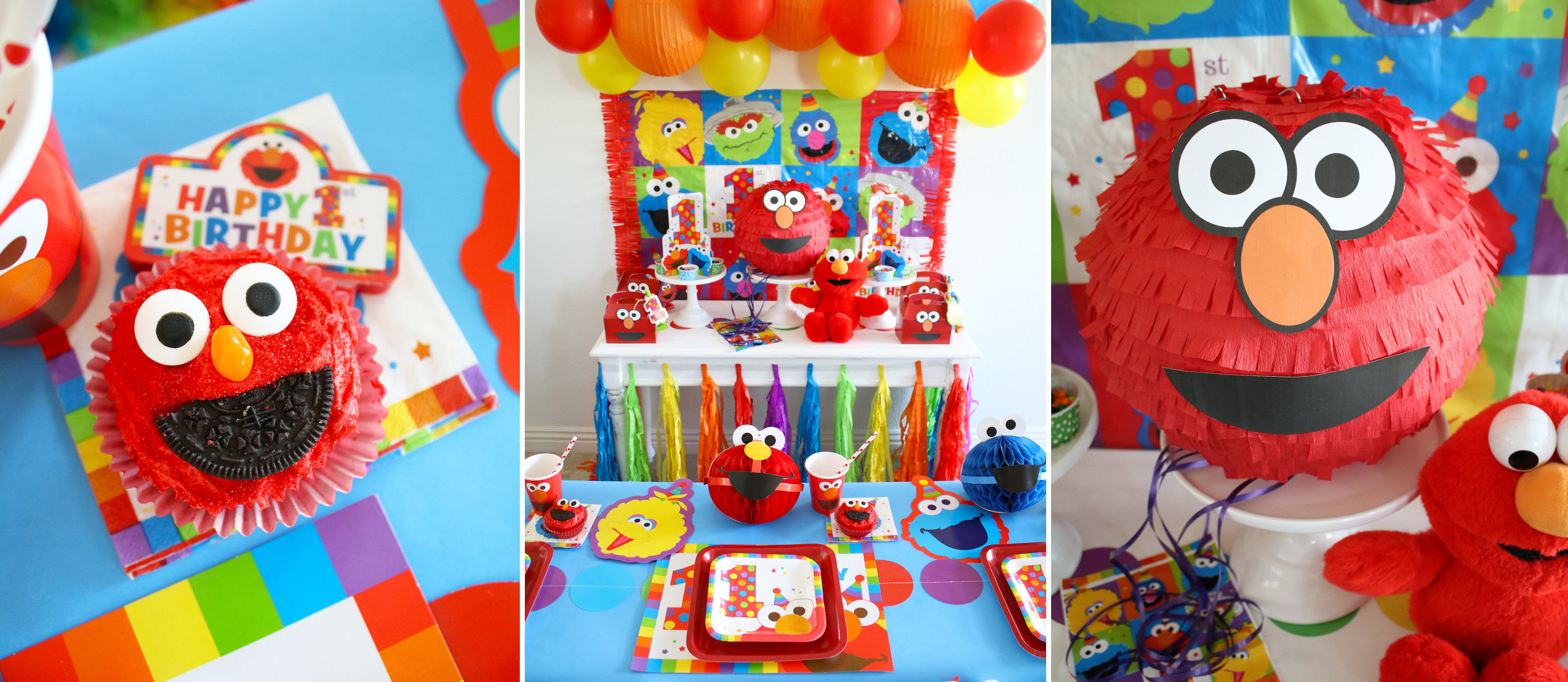 Elmo Sesame Street Birthday Elmo 1st Birthday Party Catch My Party