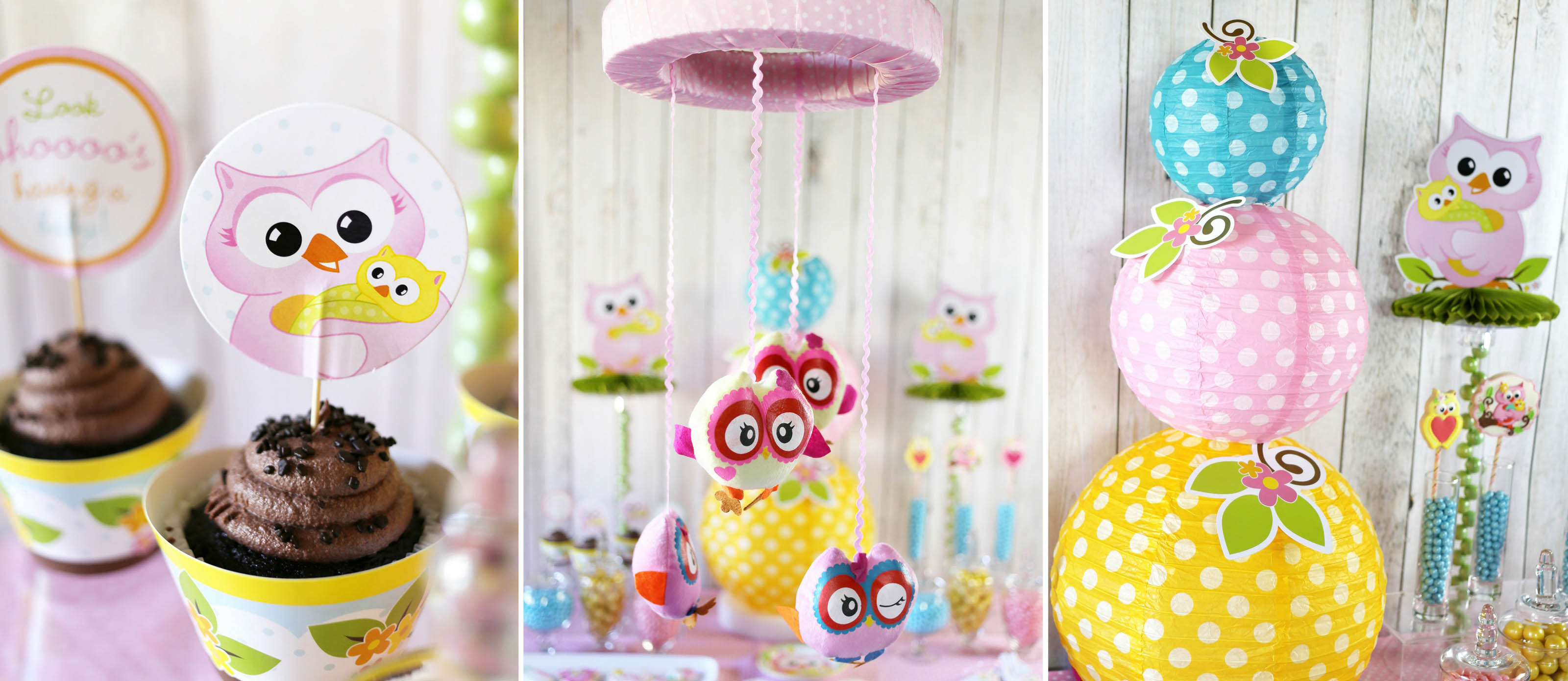 owl themed baby shower