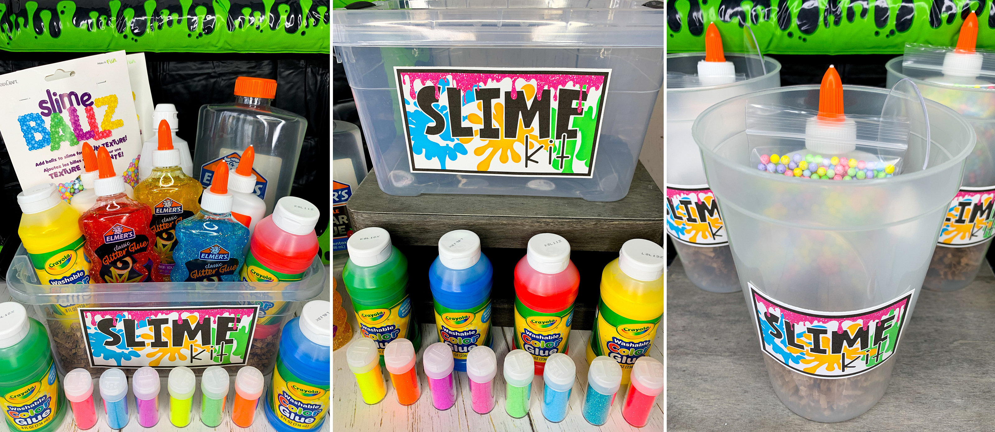 Diy Summer Slime Kits Fun365