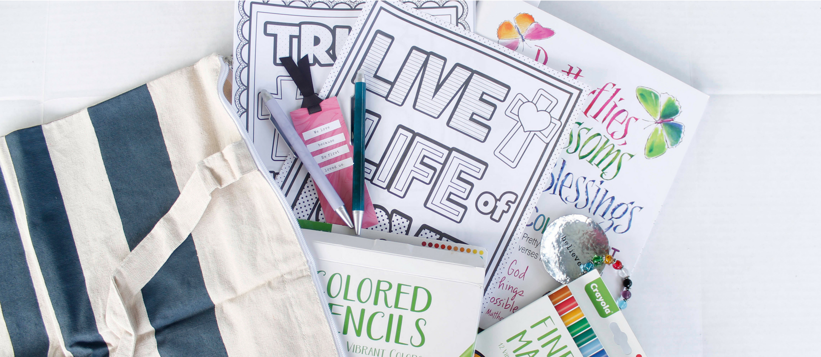 Faith Filled Church Bag for Tweens