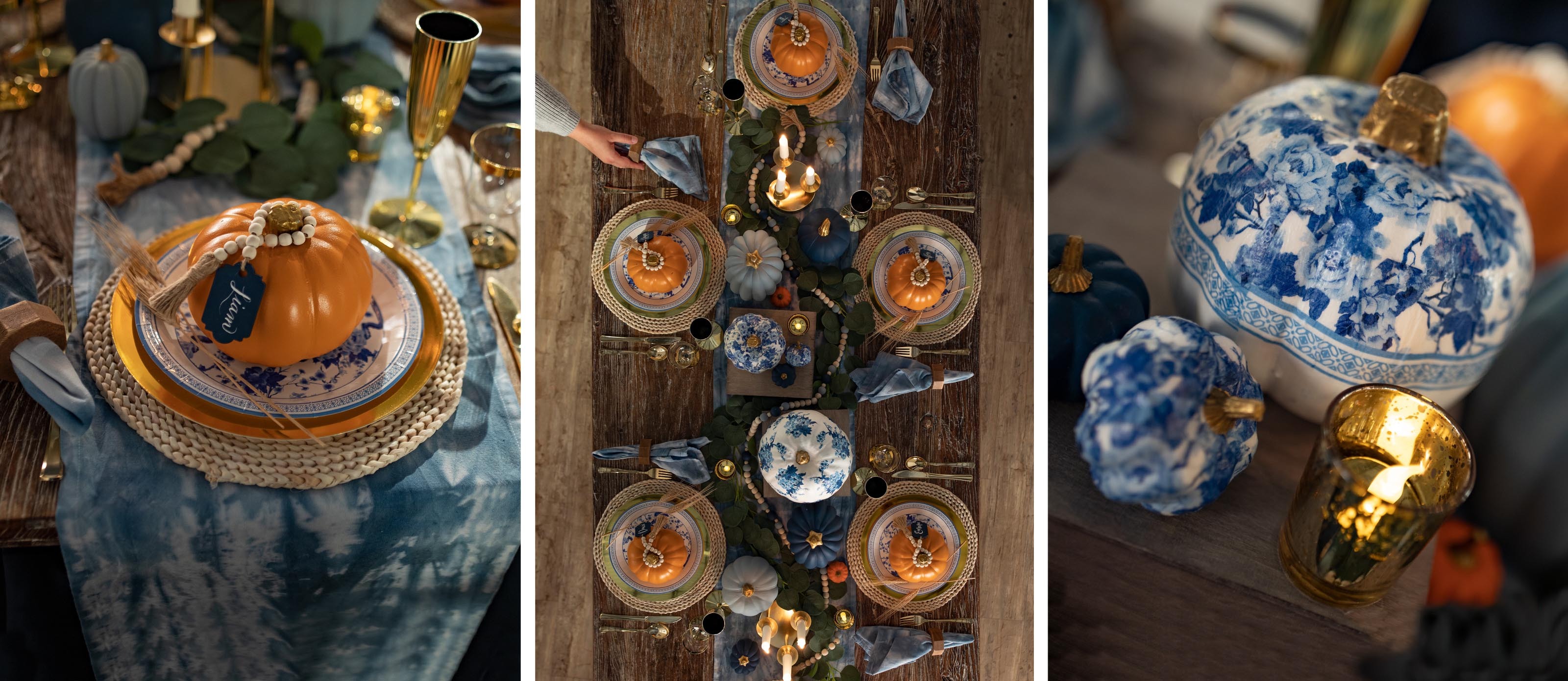 Fall Chinoiserie Tablescape Ideas