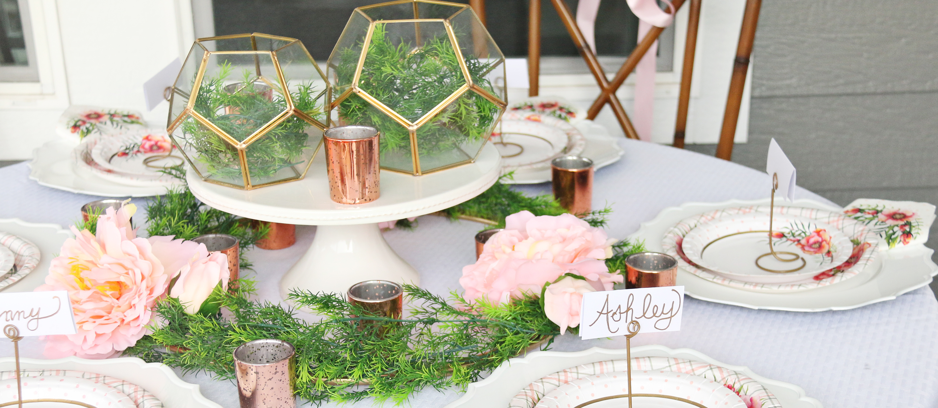 Plaid and Floral Bridal Shower