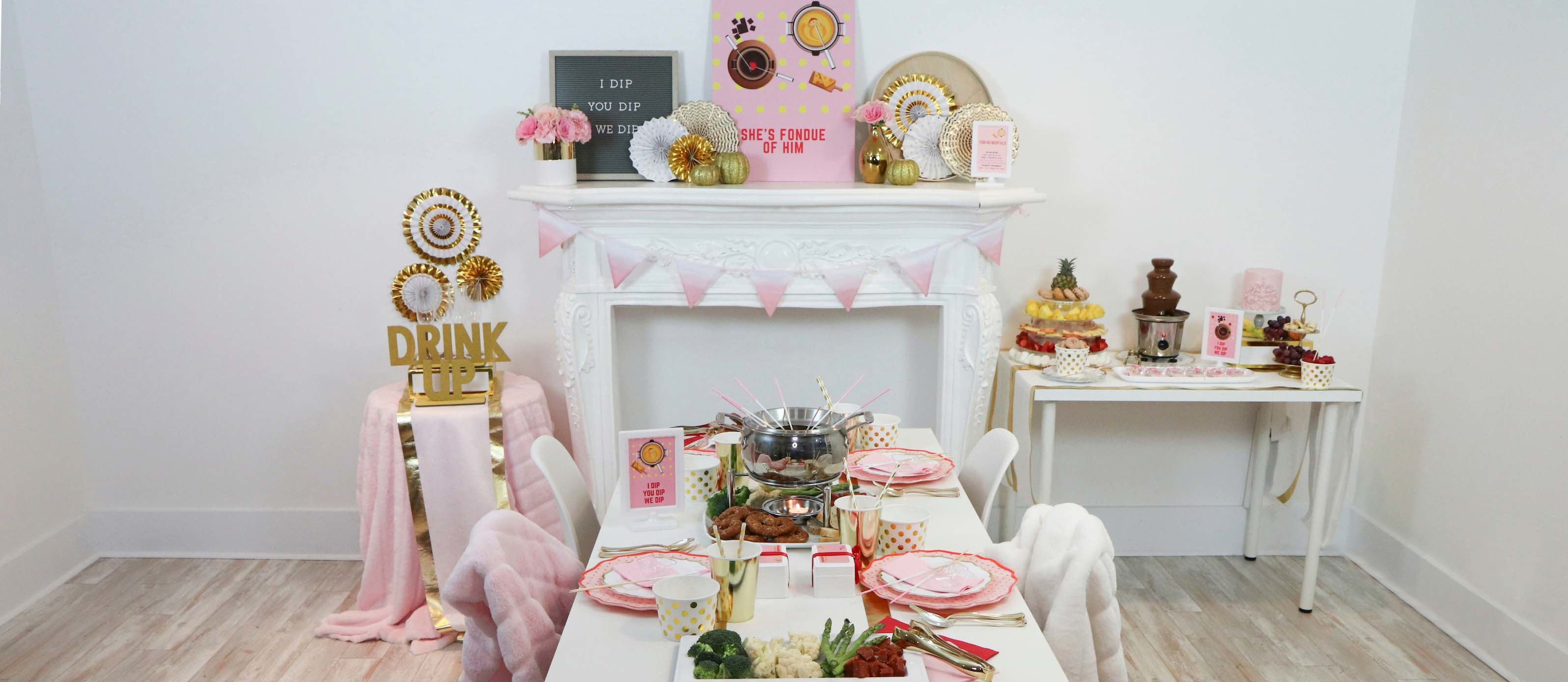 Fondue Themed Bridal Shower