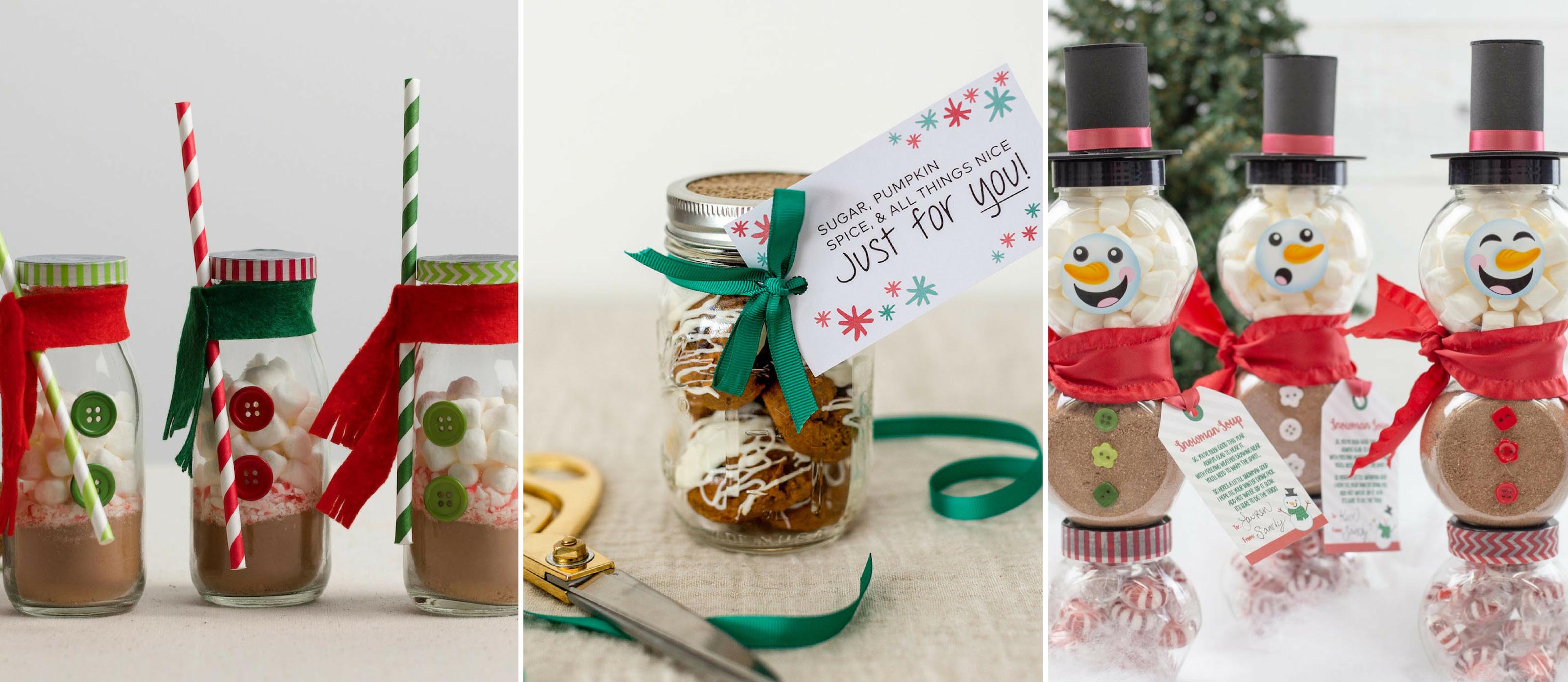DIY Snowman Kit in a Jar with Free Printable Tag - Great Neighbor Gift,  Teacher Gift, Stocking Stuffer 