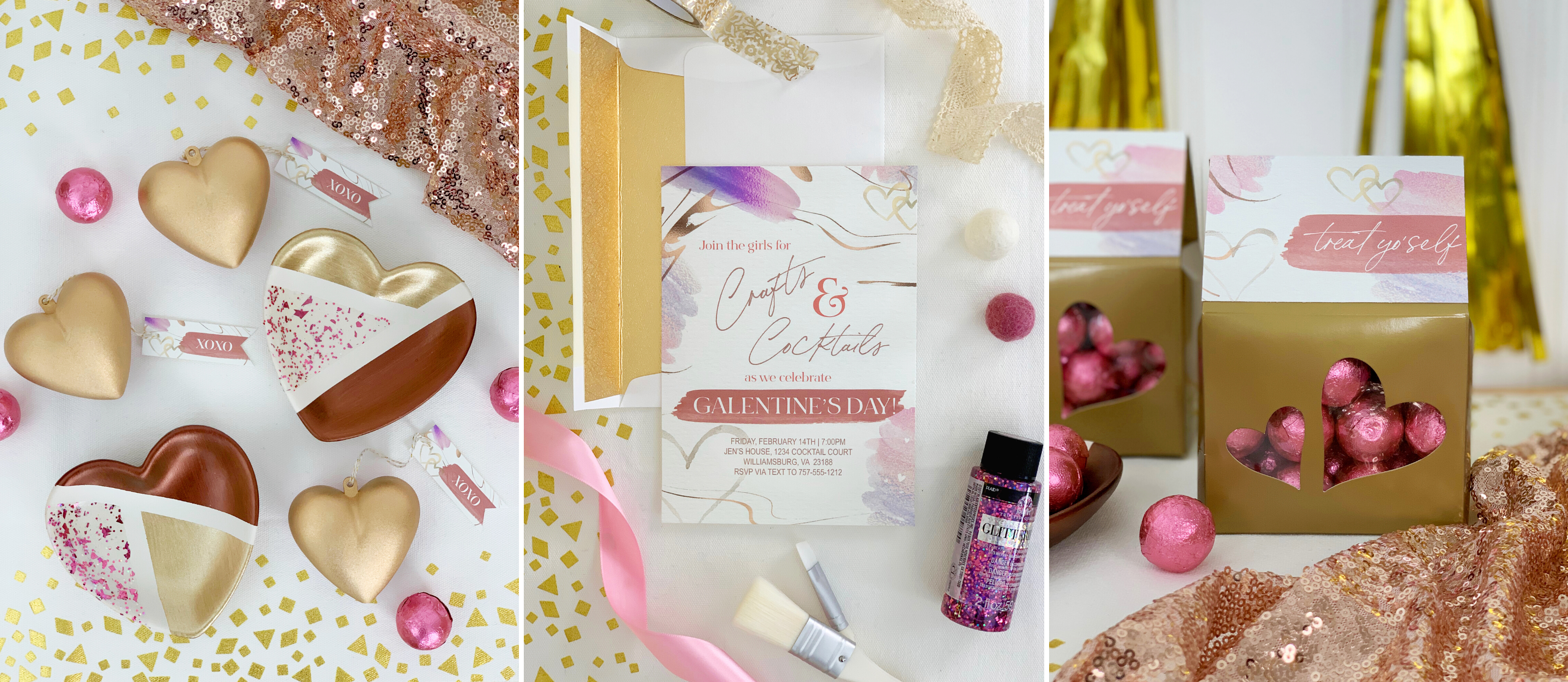 Galentine's Crafting Party Printable Pack