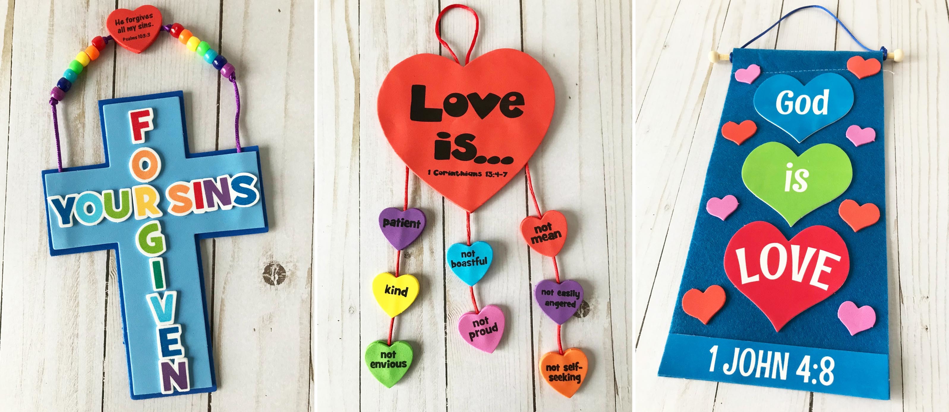 God is LOVE Sunday School Craft Ideas | Fun365